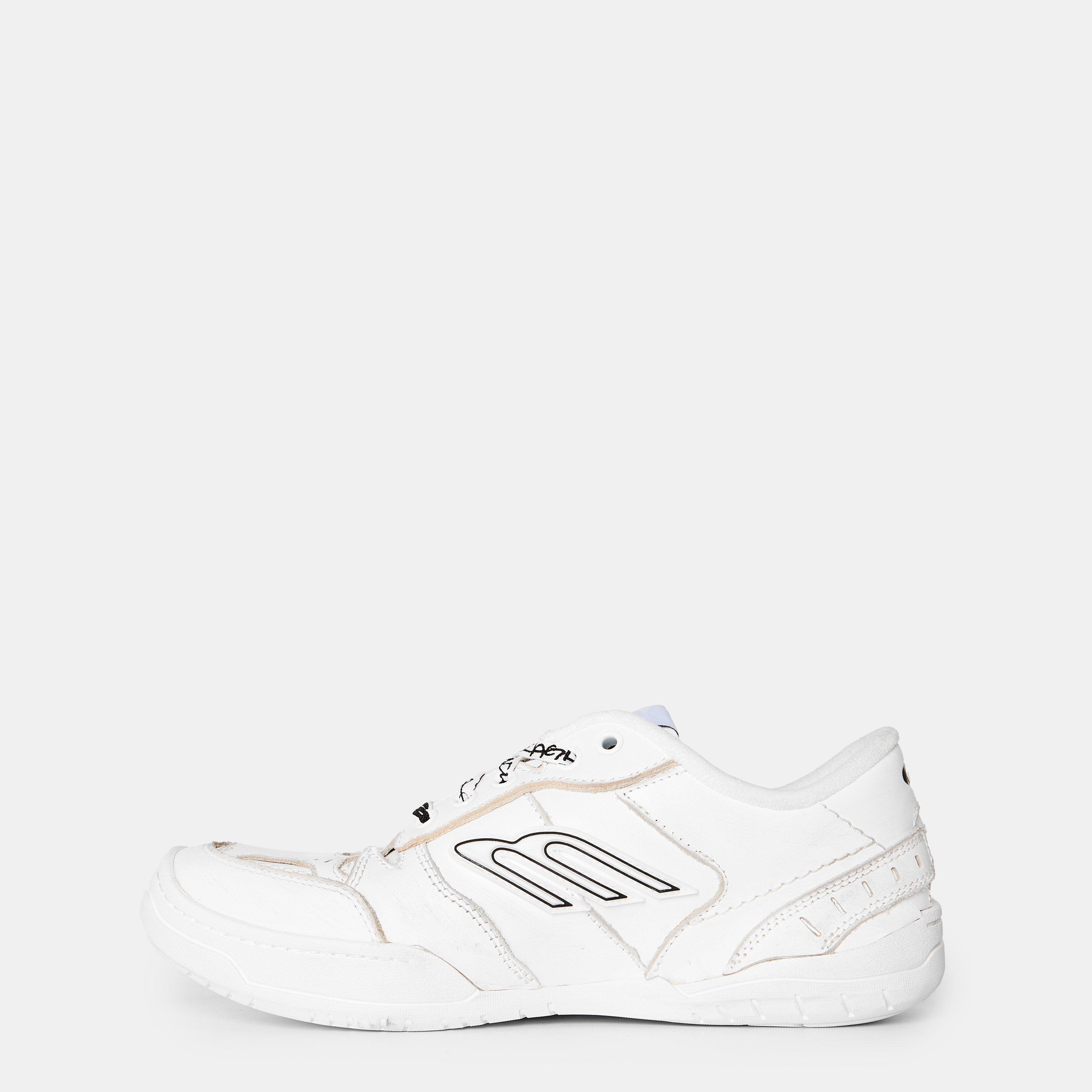 White - Balenciaga - Women's Bal Hamptons Low-Top Trainers - 2