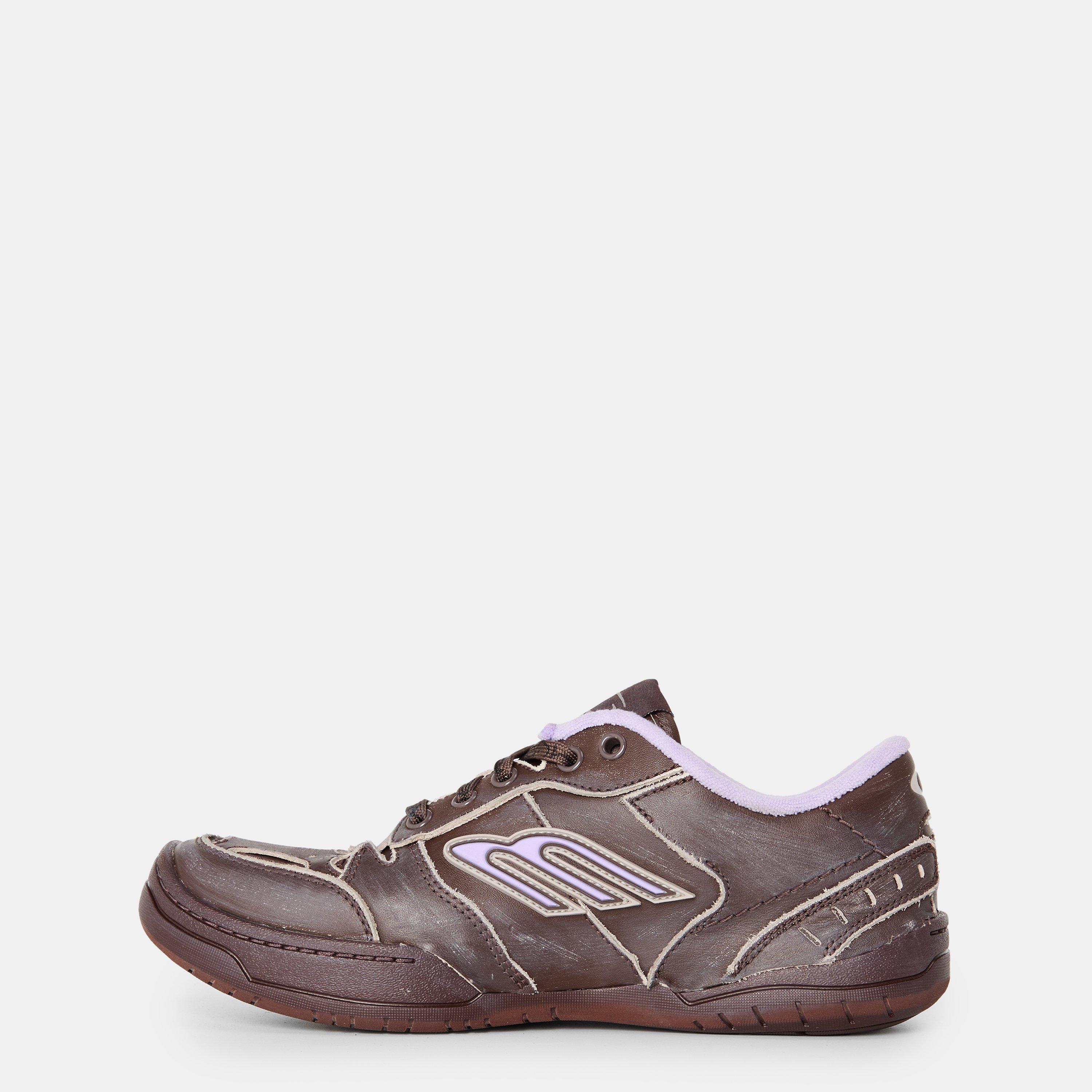 Brown / Lilac - Balenciaga - Women's Bal Hamptons Low-Top Trainers - 2