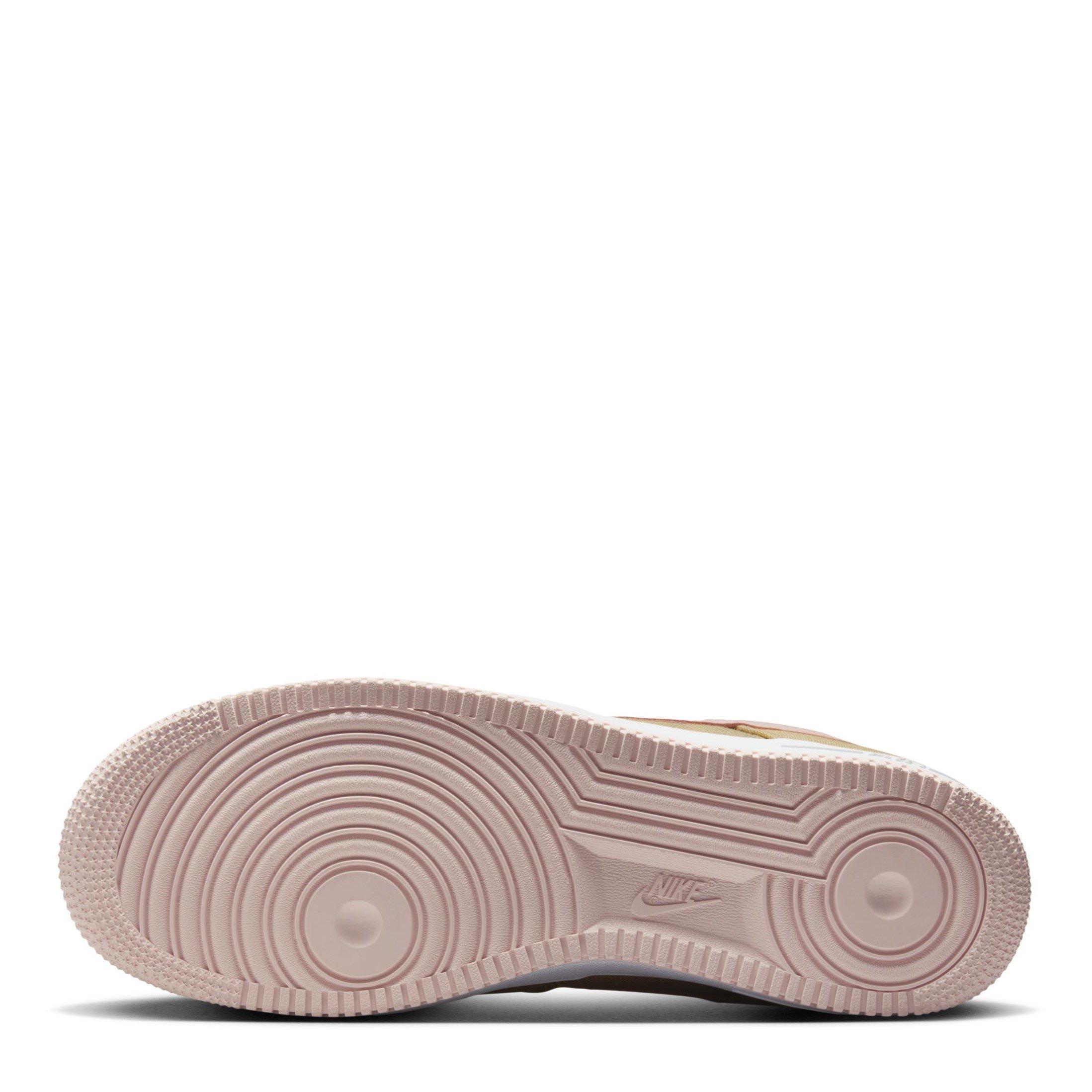 Linen - Nike - Nike Air Force 1 Retro QS Trainers Womens - 3