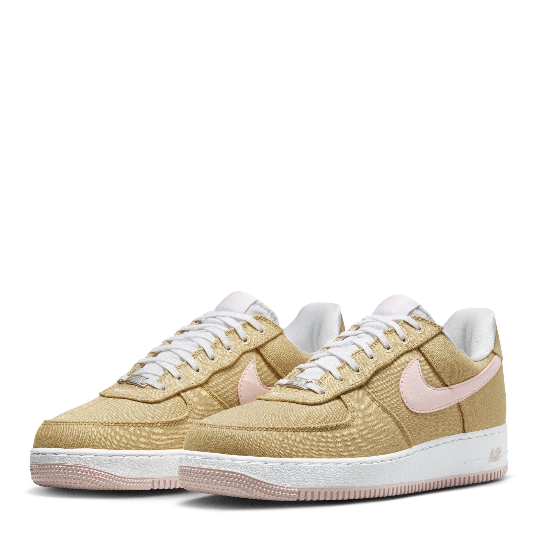 Linen - Nike - Nike Air Force 1 Retro QS Trainers Womens - 4