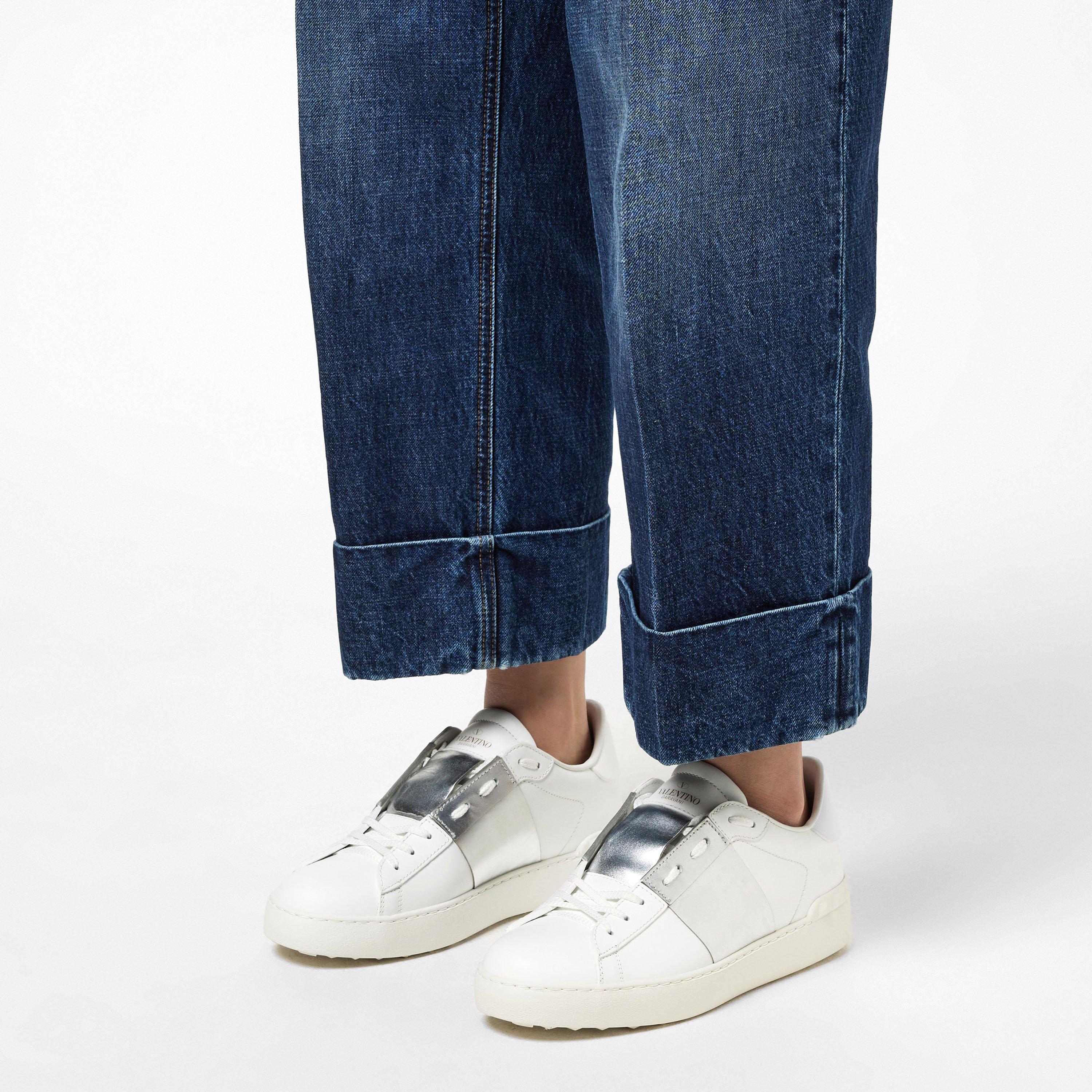 Wht/Silver 857 - Valentino Garavani - Open Sneakers - 3