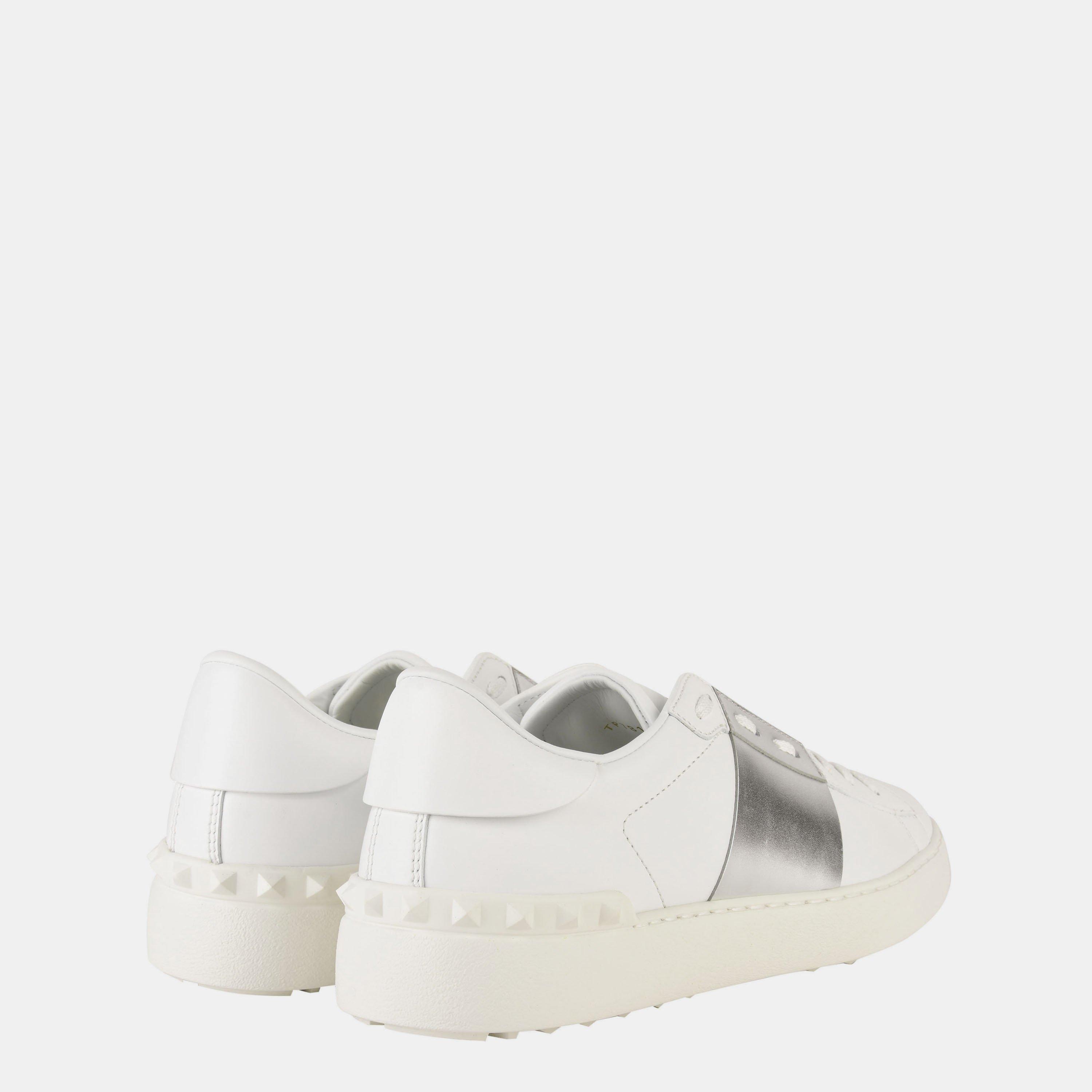 Wht/Silver 857 - Valentino Garavani - Open Sneakers - 5