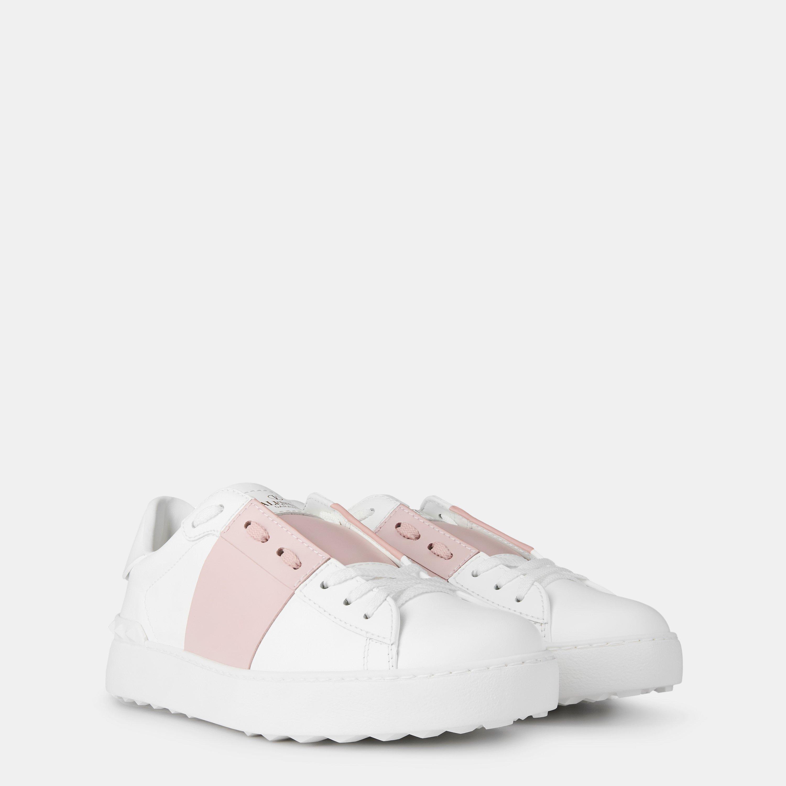 Wht/WtrRose Lth - Valentino Garavani - Open Sneakers - 4