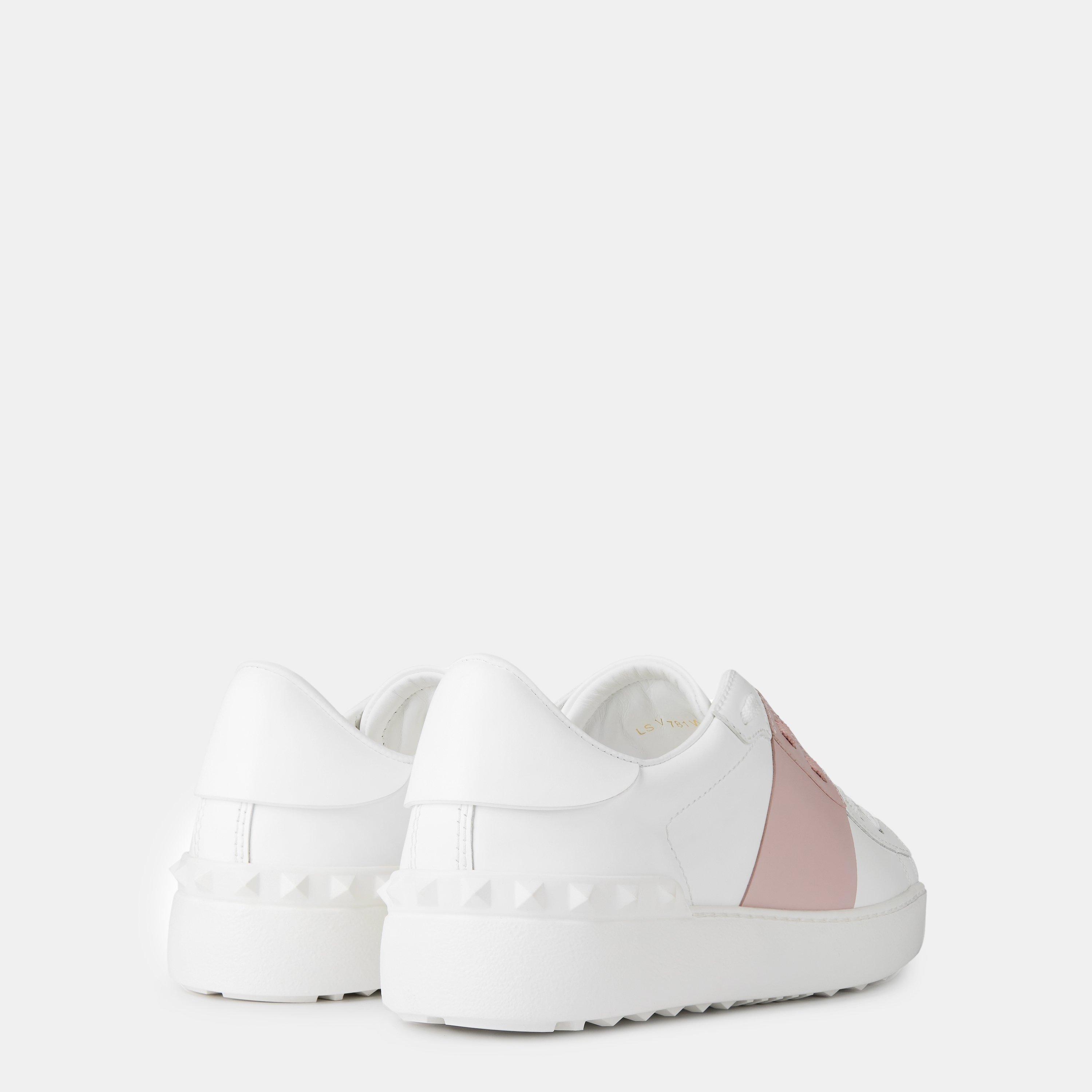 Wht/WtrRose Lth - Valentino Garavani - Open Sneakers - 5