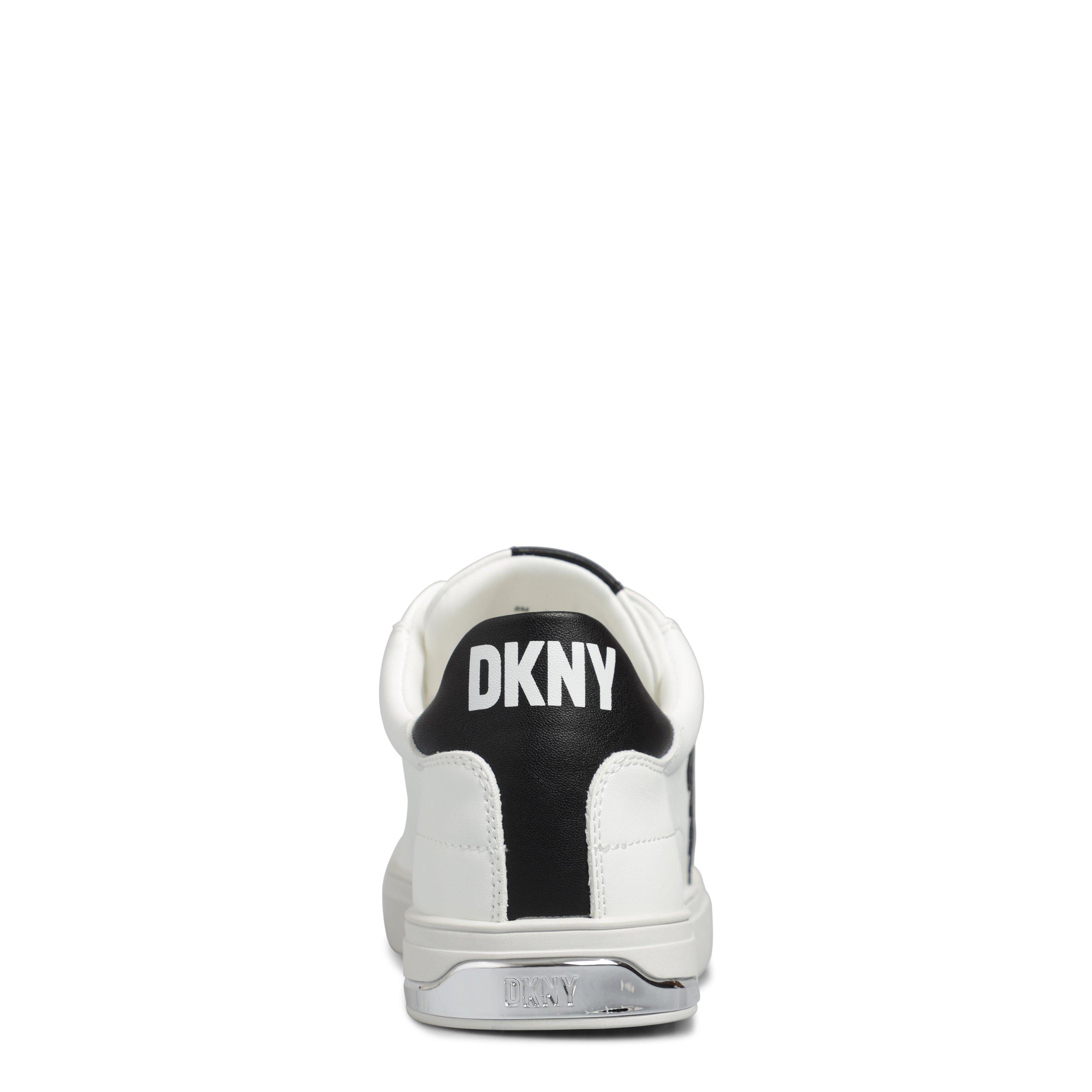 Wht/Blk - DKNY - Women's Adira Lace Up Low-Top Trainers - 4