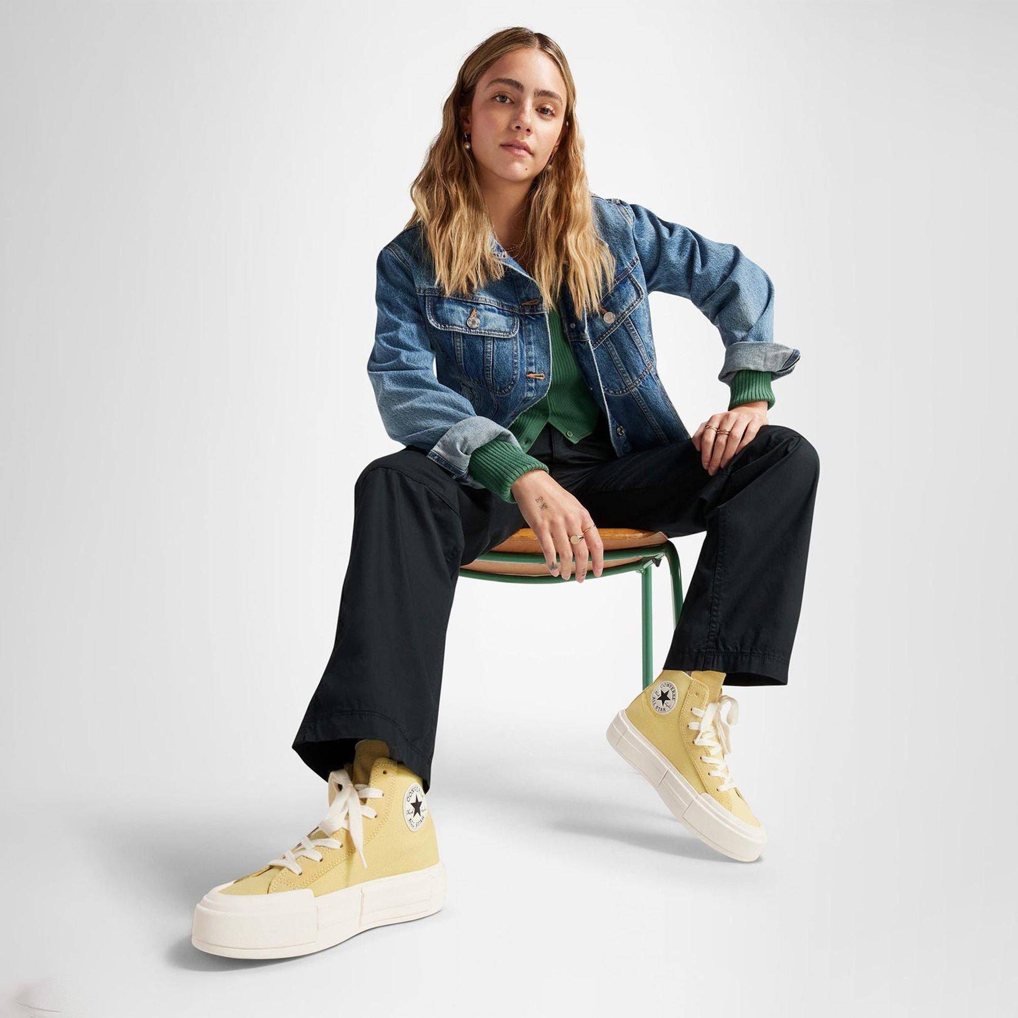 Gold - Converse - Chuck Taylor All Star Cruise High Top Shoes Womens - 7