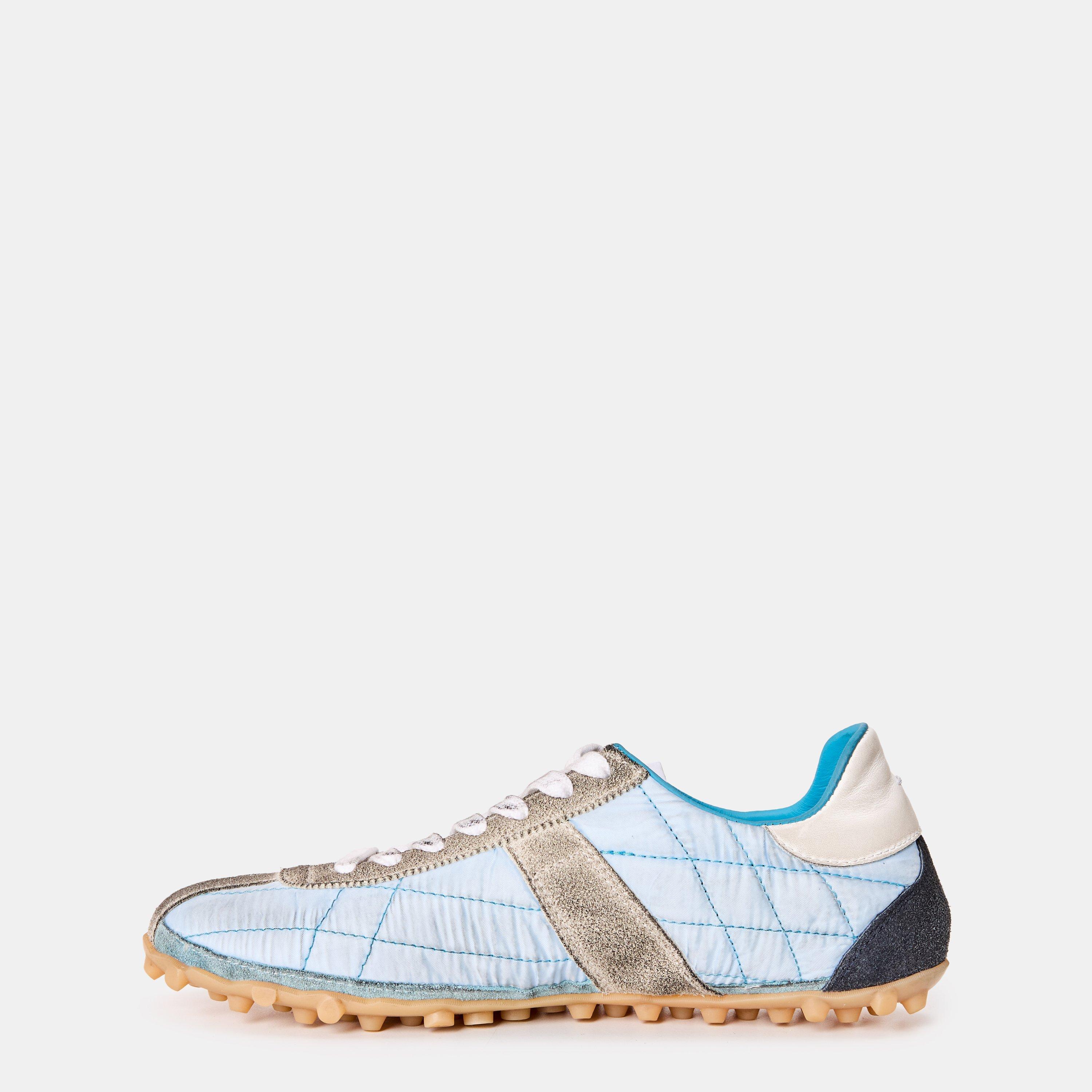Blue Whte Gry - Maison Margiela - Women's Low-Top Cushioned Trainers - 2