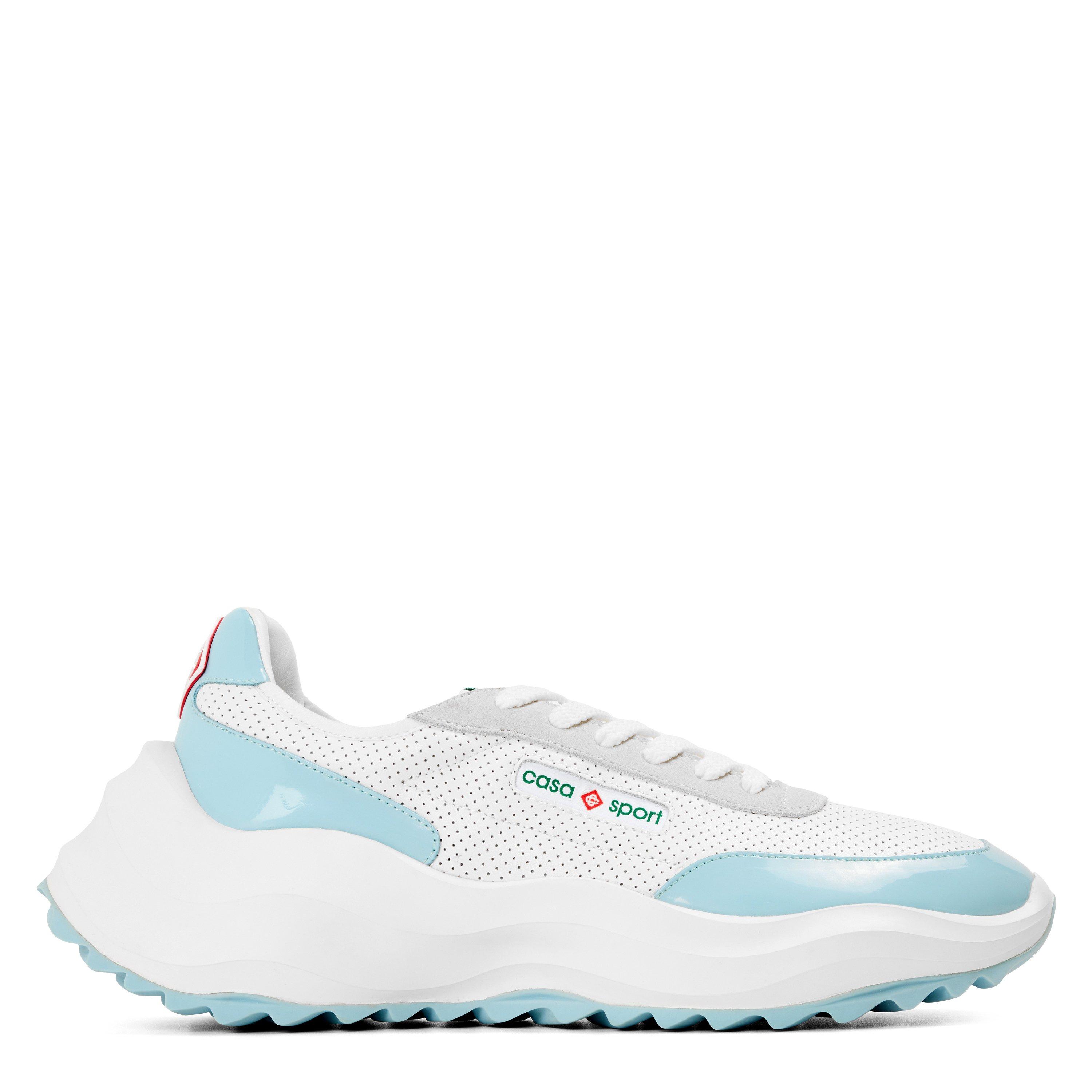 Supplied Fashion Women's White/Light/Blue Atlantis Sneaker - Image 3