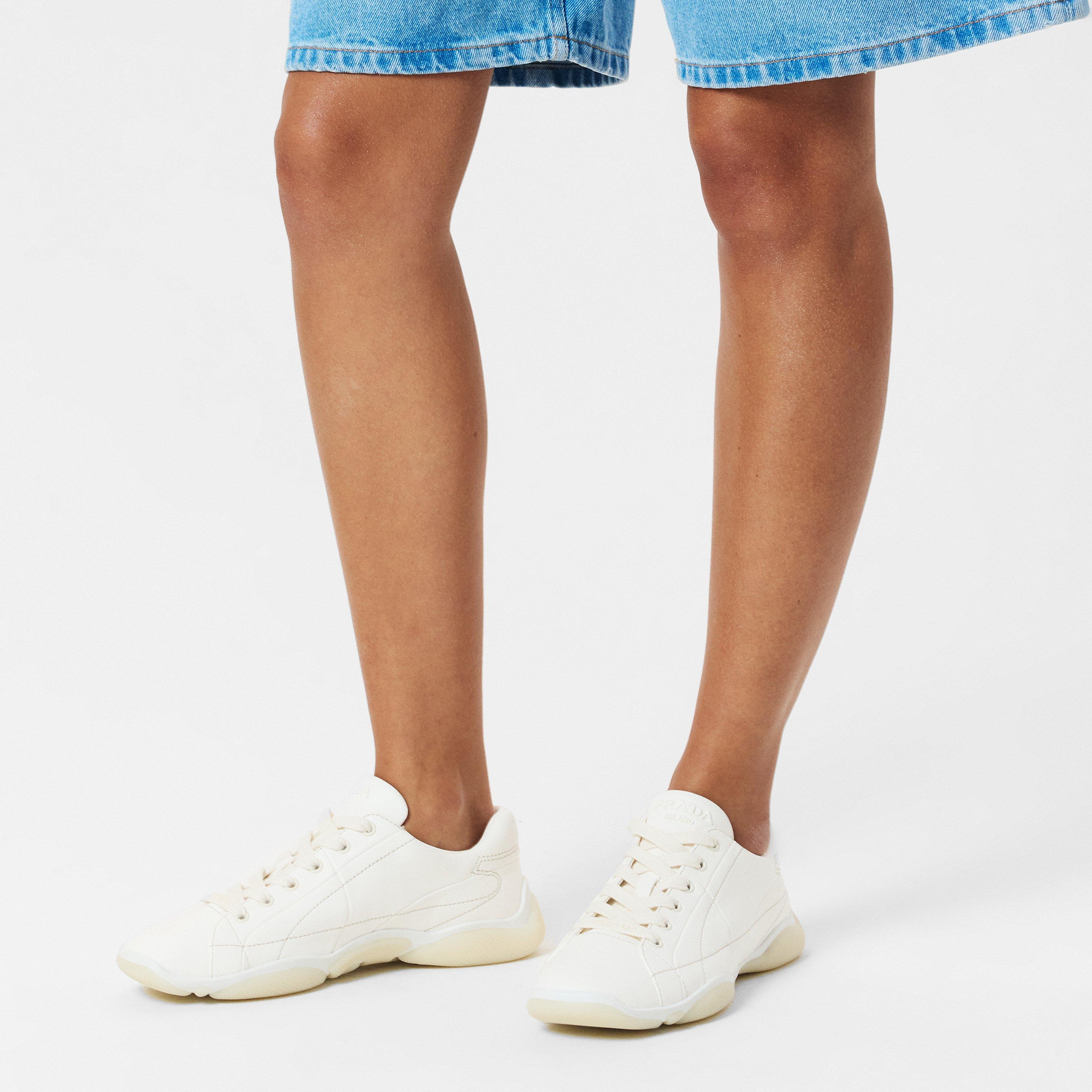 Avorio - Prada - Women's Spin Low-Top Trainers - 3