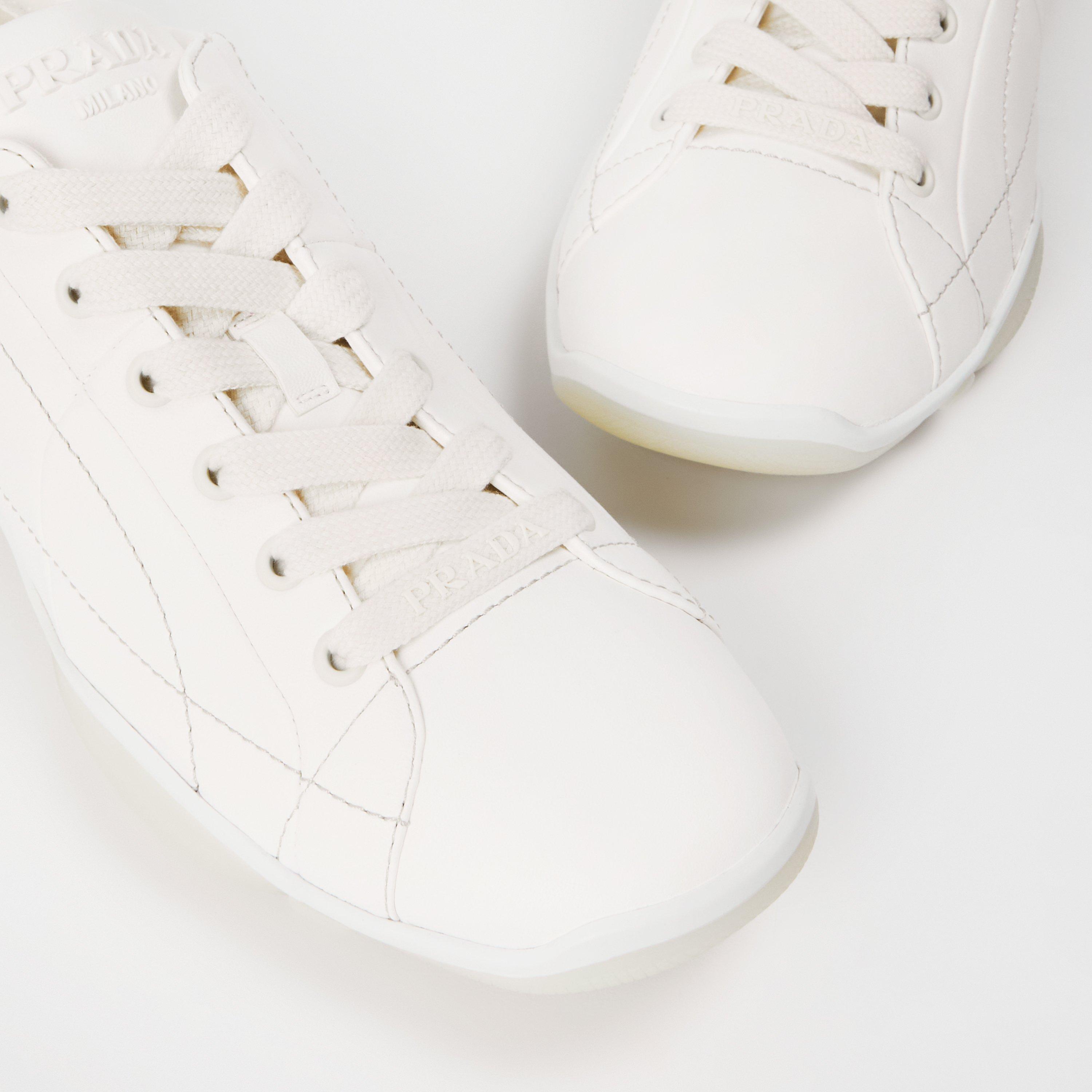 Avorio - Prada - Women's Spin Low-Top Trainers - 4