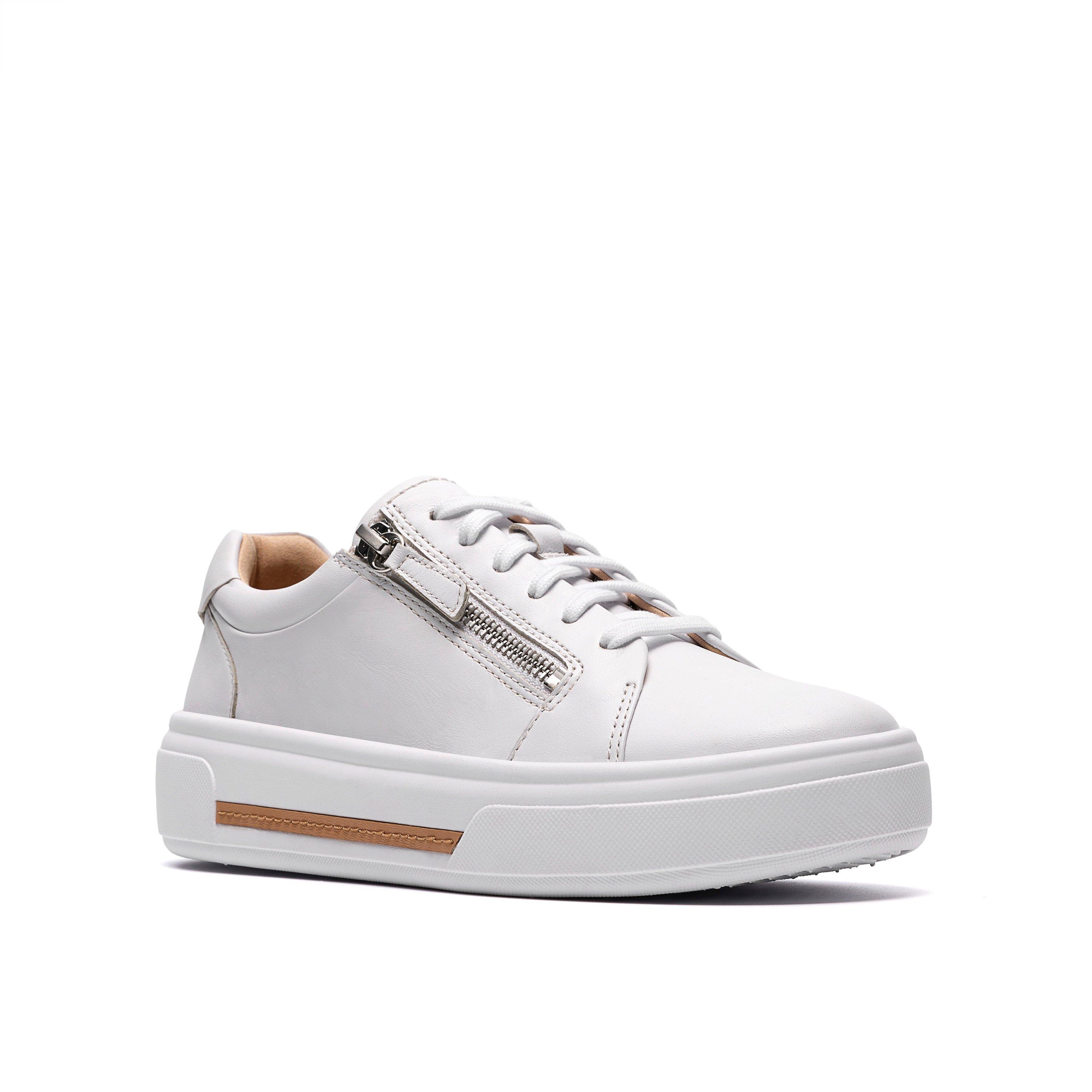 White Leather - Clarks - Clarks Hollyrose Zip Ld62 - 4