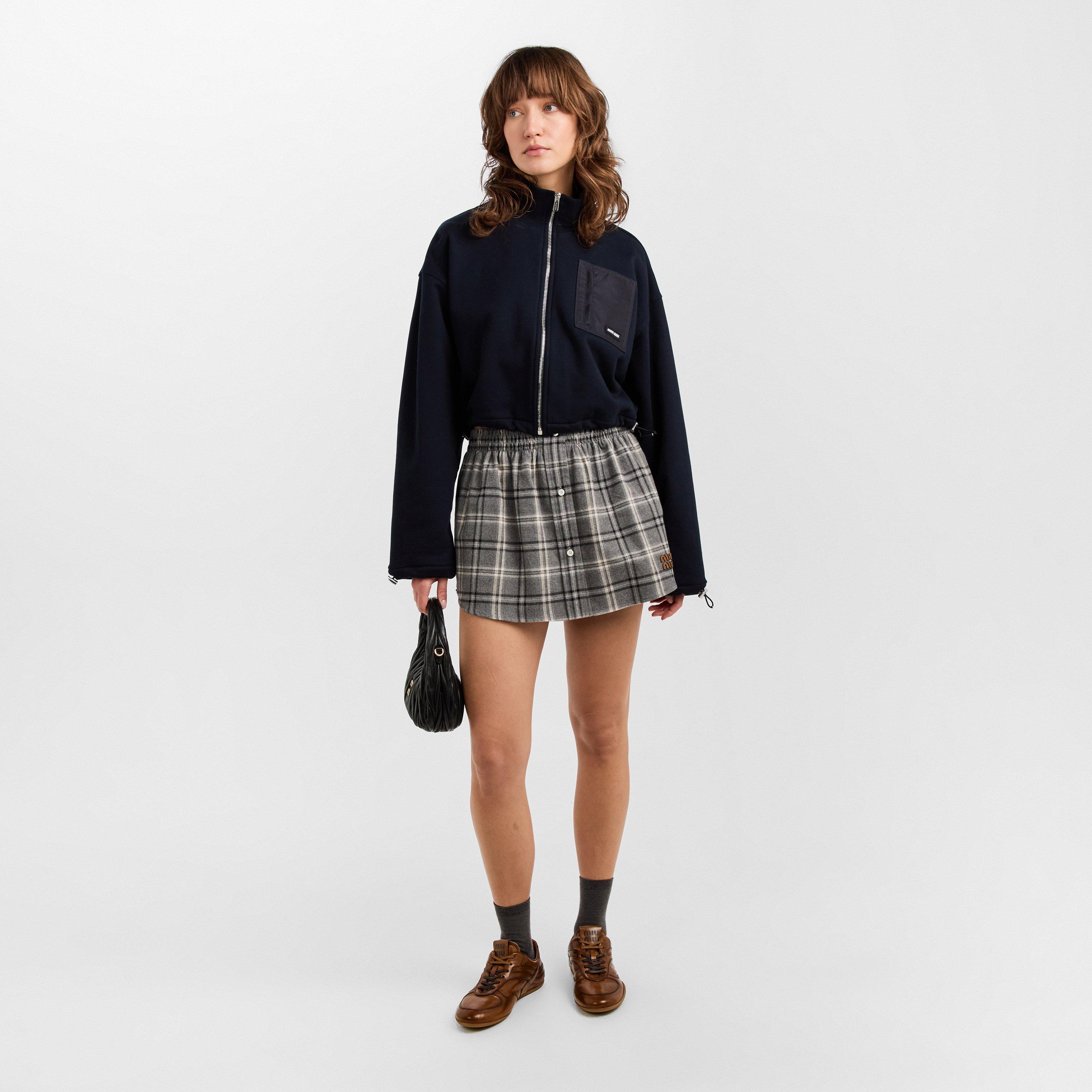 Cognac - Miu Miu - Women's Runner Leather Low-Top Trainers - 6