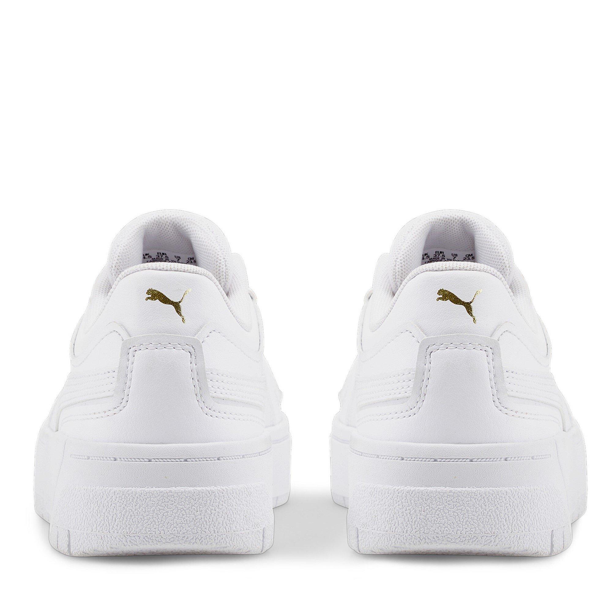 White/White - Puma - Womens Cali Dream Leather Trainers - 5