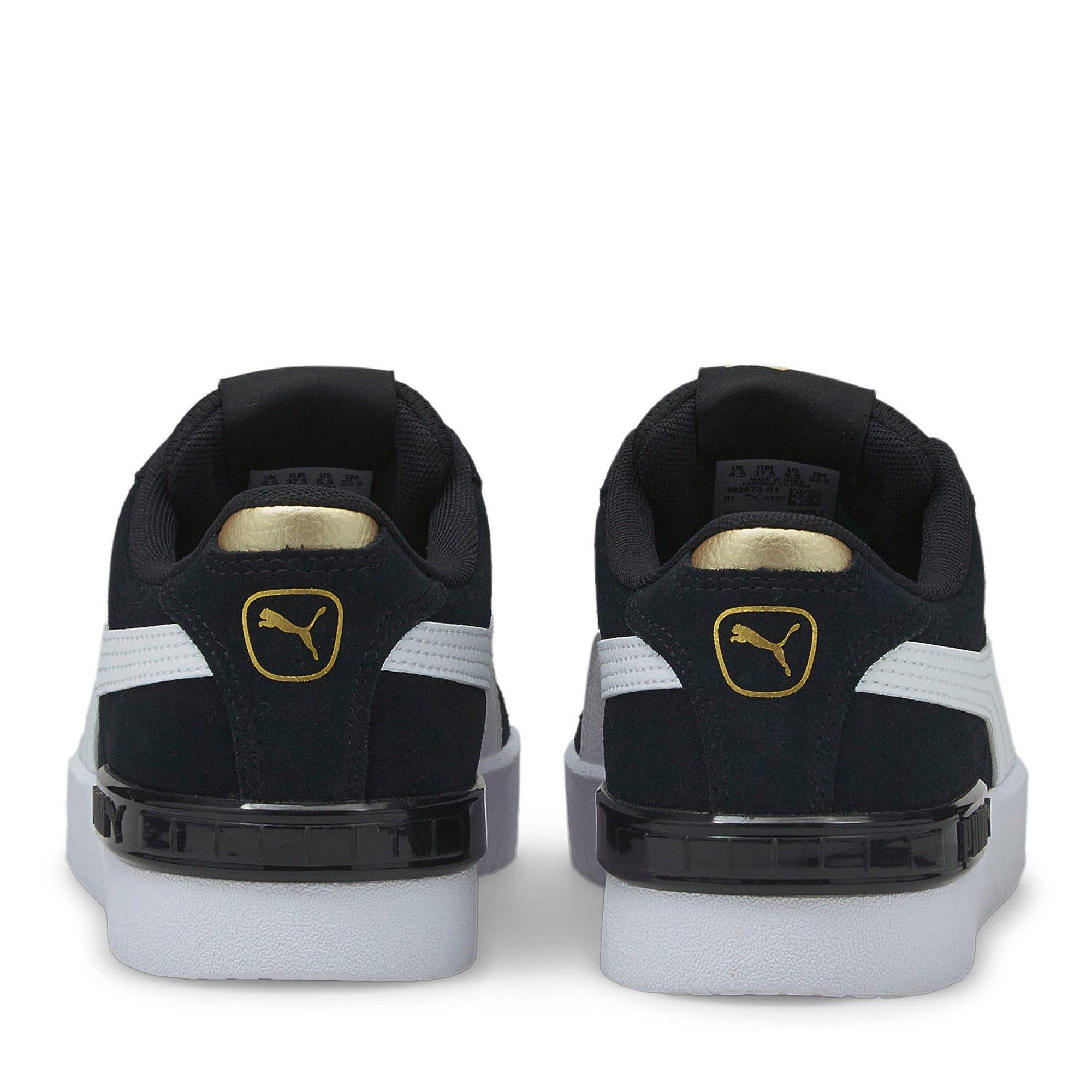 Sort/Hvid - Puma - Jada Suede Womens Trainers - 5