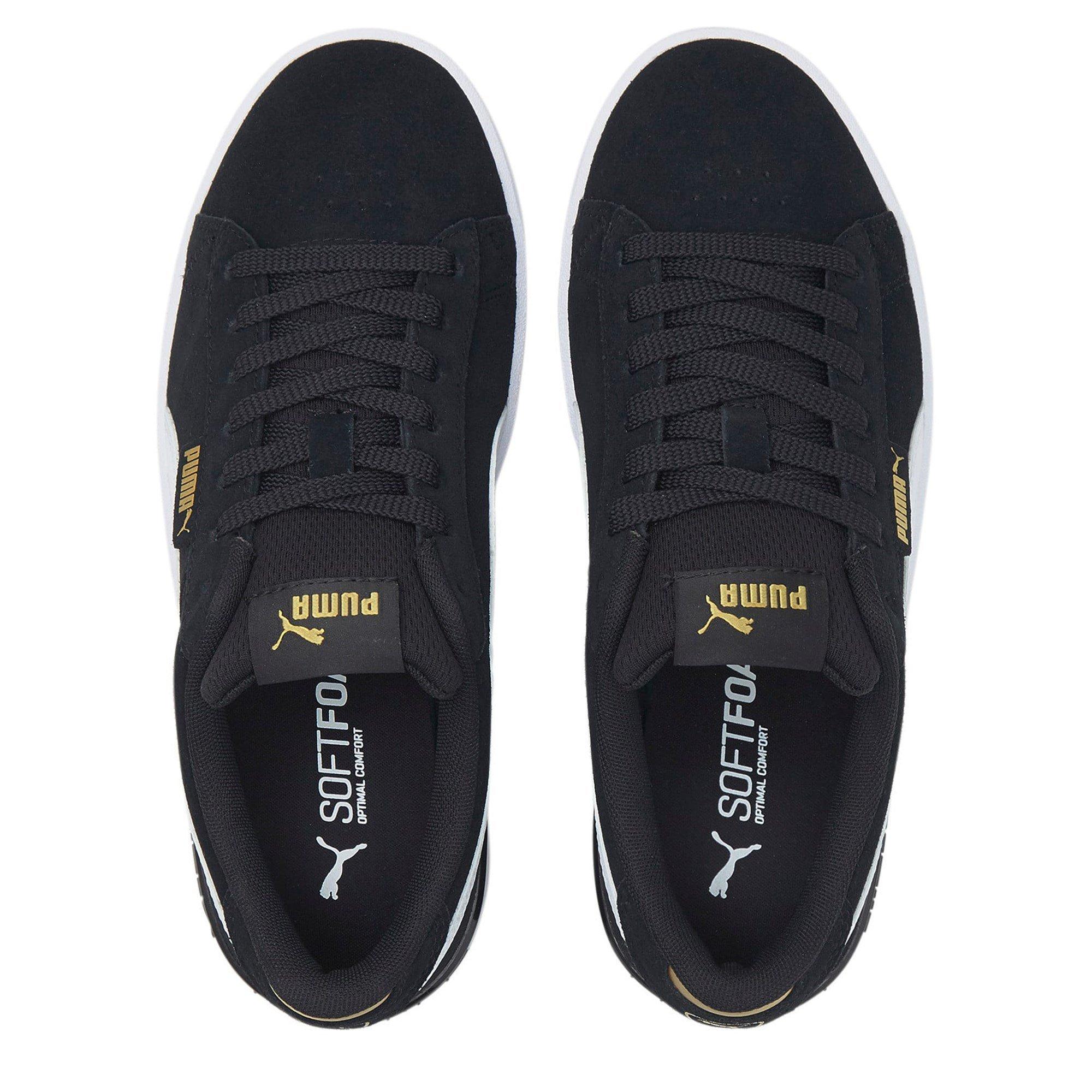 Sort/Hvid - Puma - Jada Suede Womens Trainers - 6