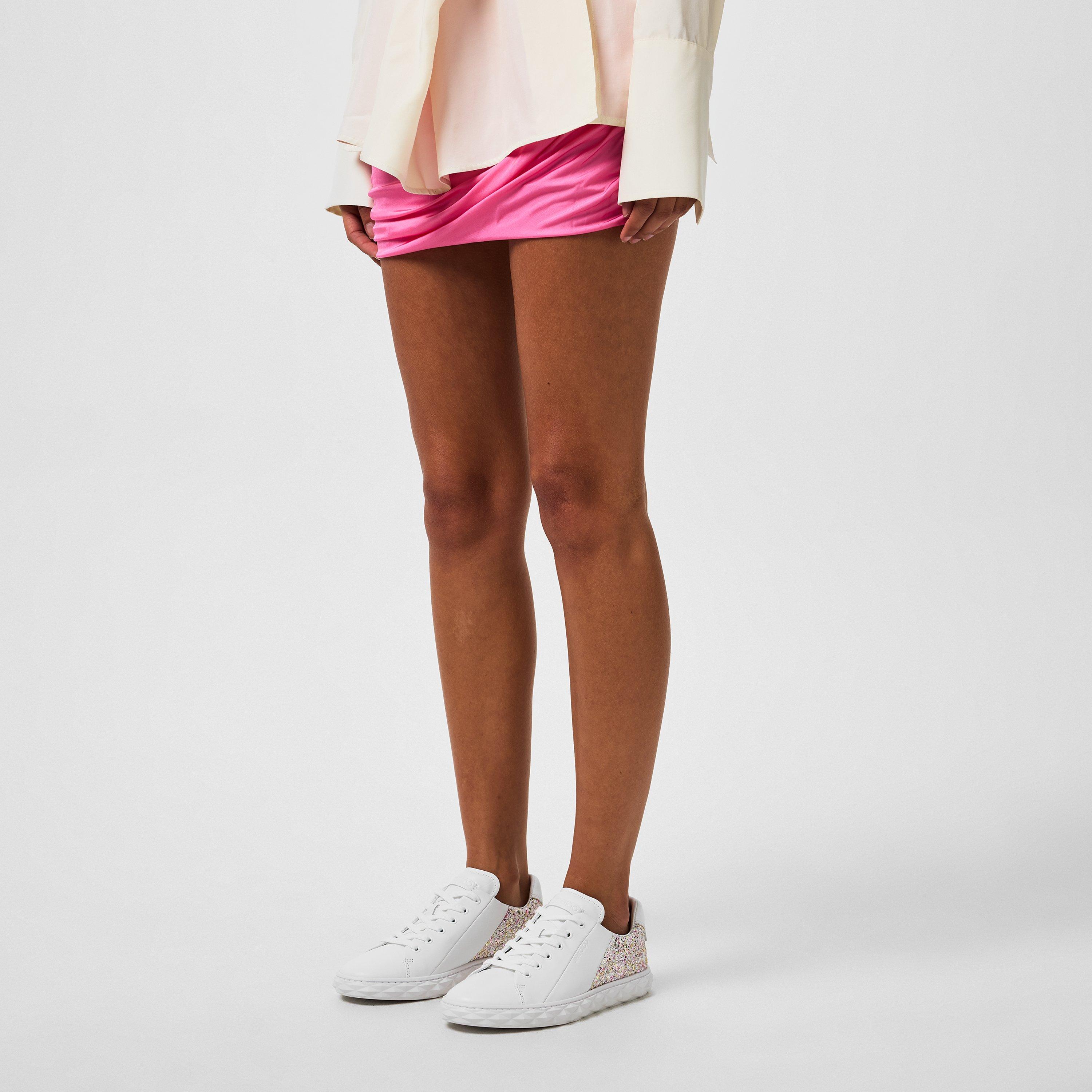 WHITE PINK GLIT - Jimmy Choo - Diamond Light Trainers - 2