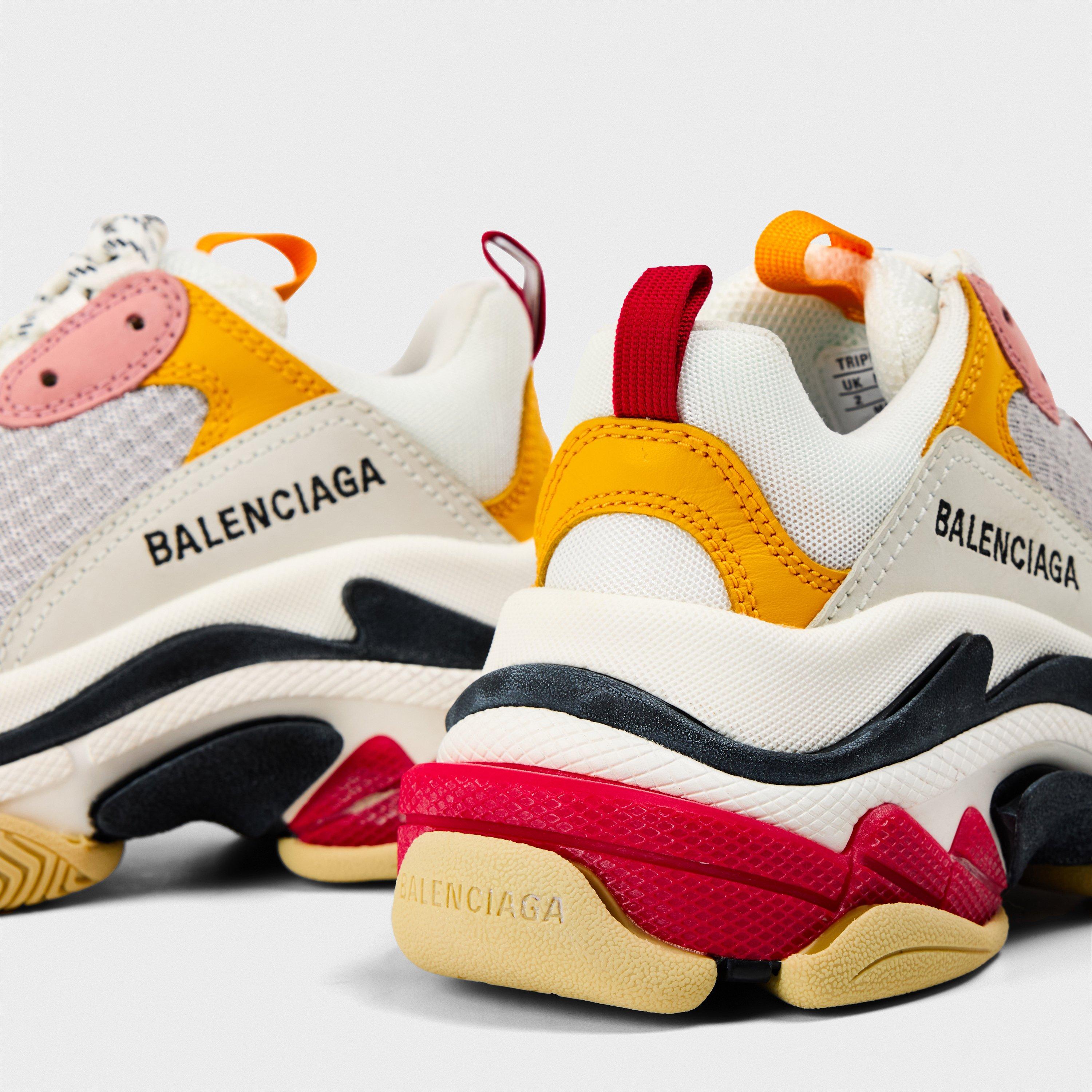 Jaune/Rose/Blc - Balenciaga - Triple S Trainers - 3