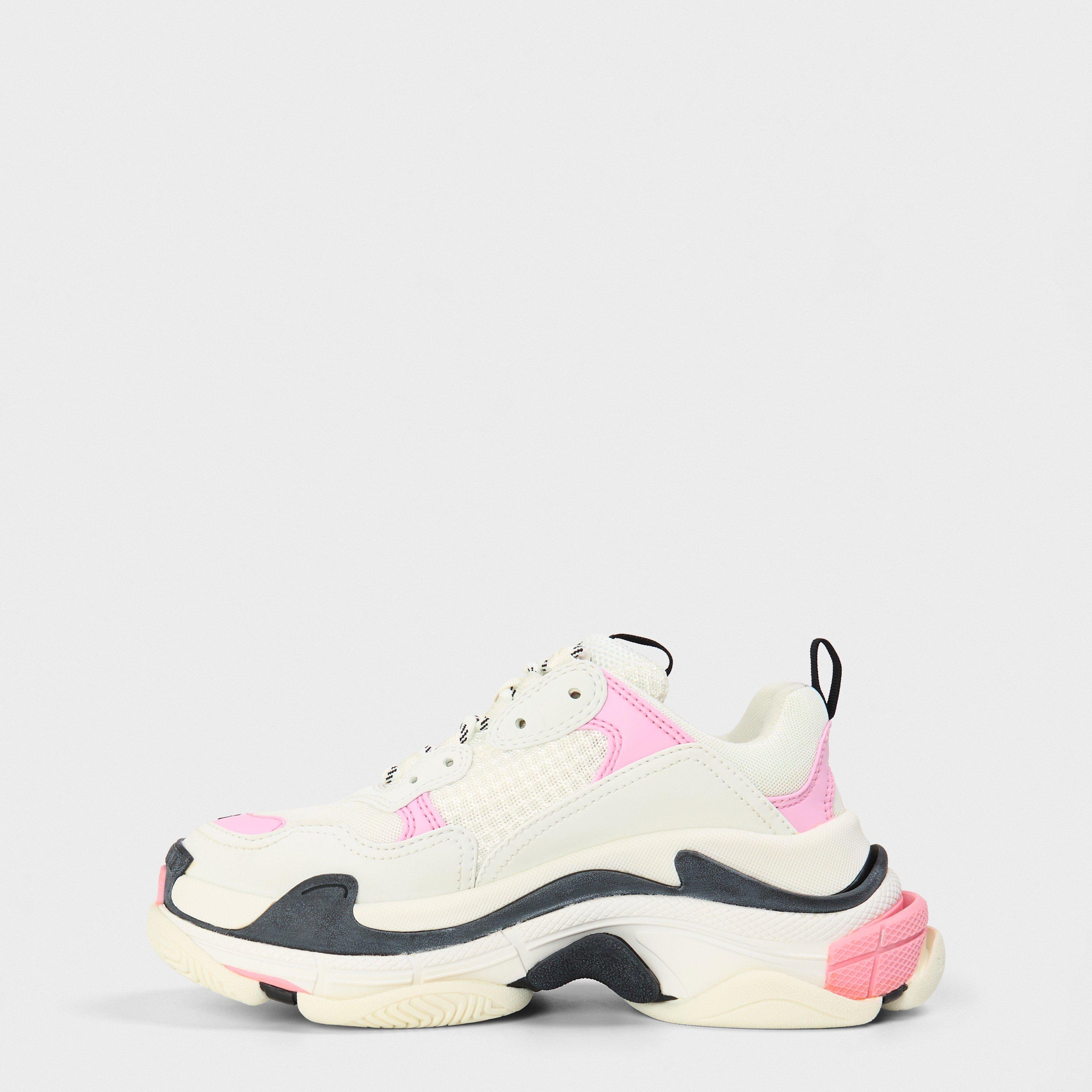 Pink/White - Balenciaga - Women's Low Trainers - 2