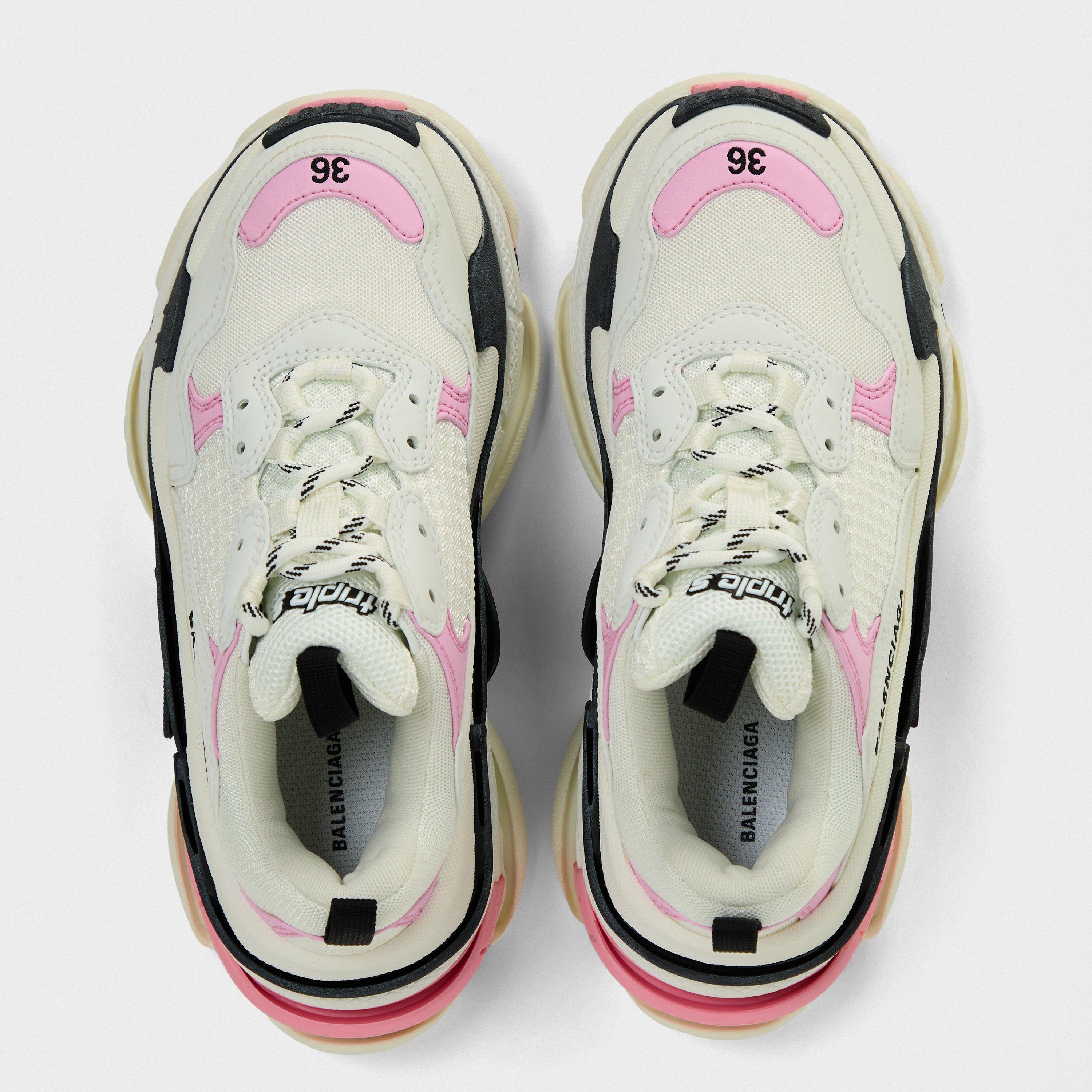 Pink/White - Balenciaga - Women's Low Trainers - 4