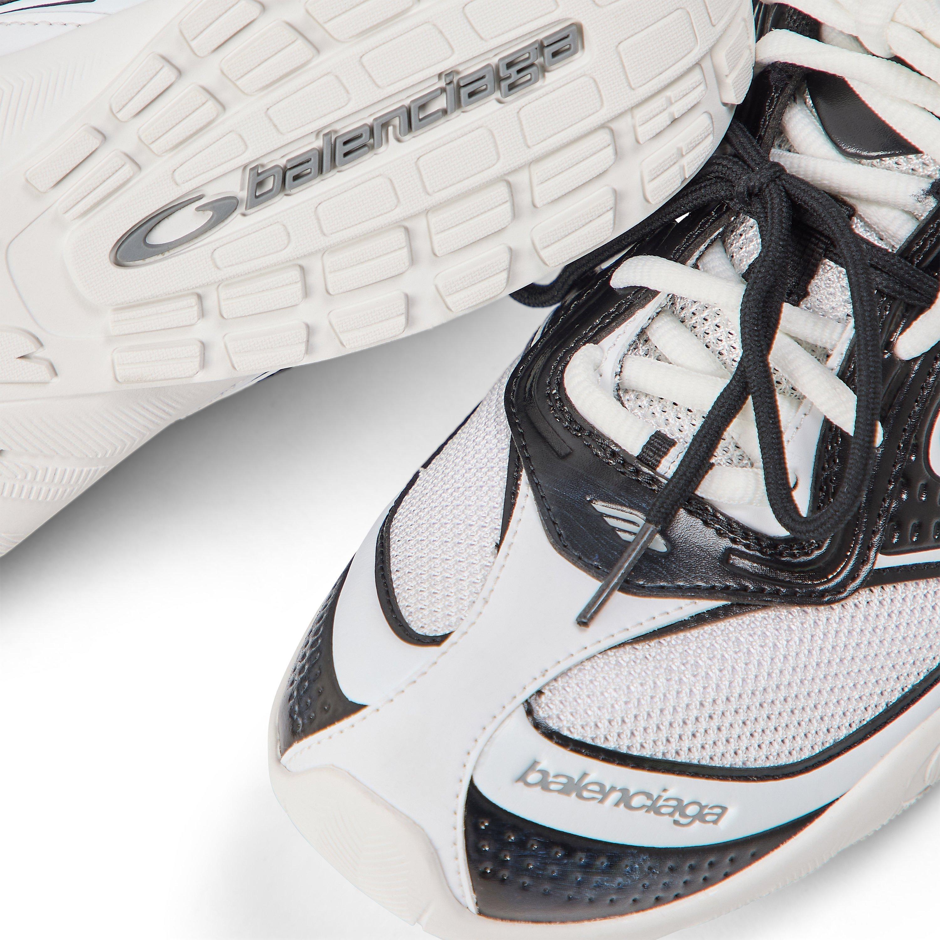 White/Black - Balenciaga - Women's Low-Top Trainers - 3