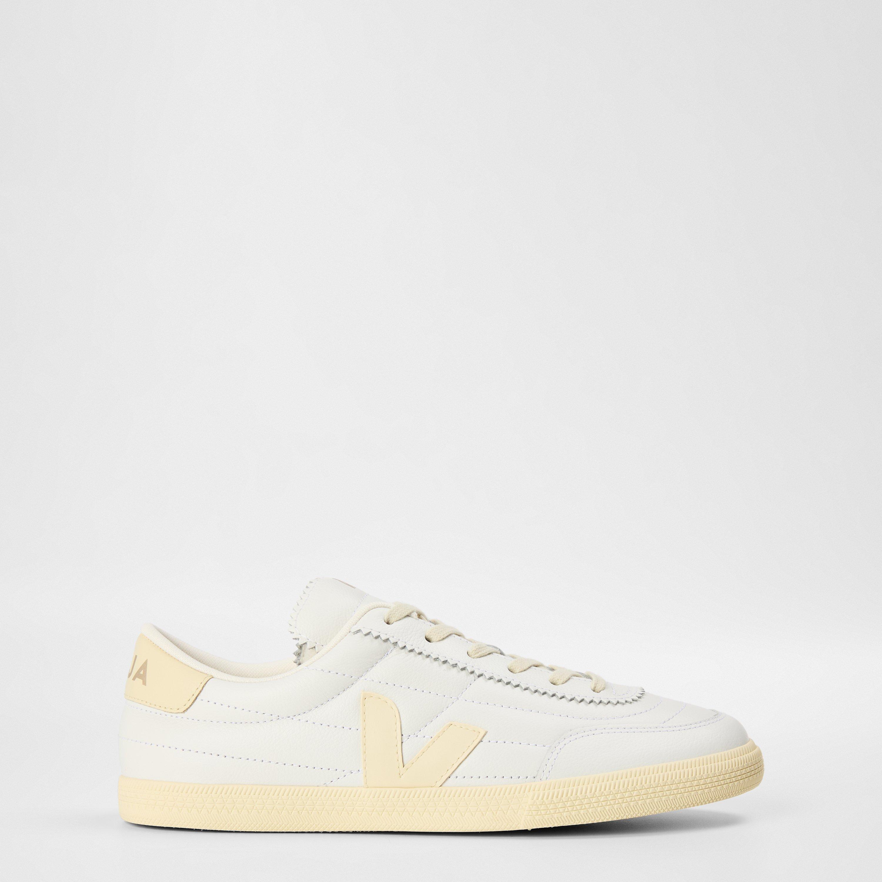 Veja Women's White Calcaire Panenka Low-Top Trainers - 4 (37)