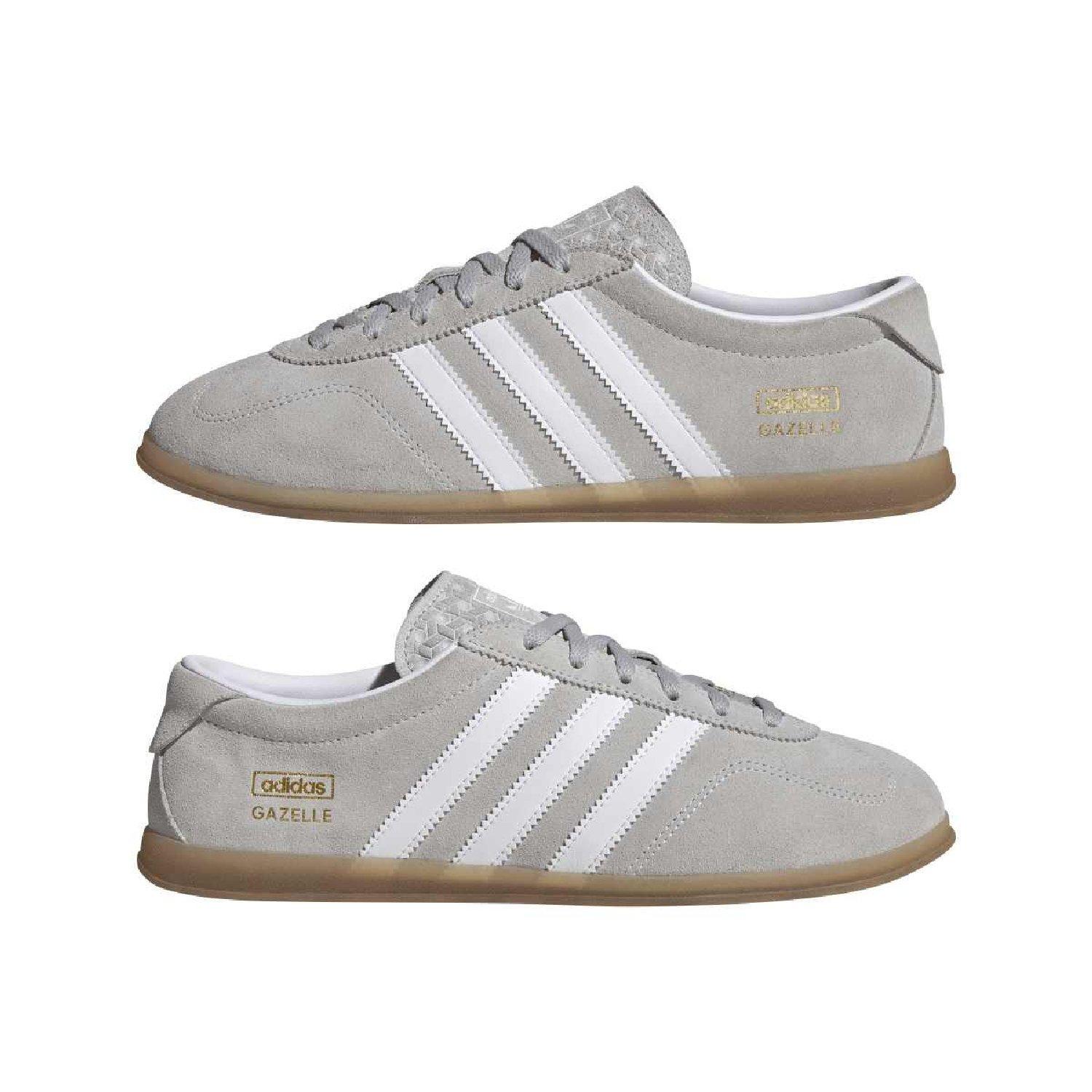 grey two - adidas Originals - adidas Originals Gazelle Lo Pro Trainers - 5