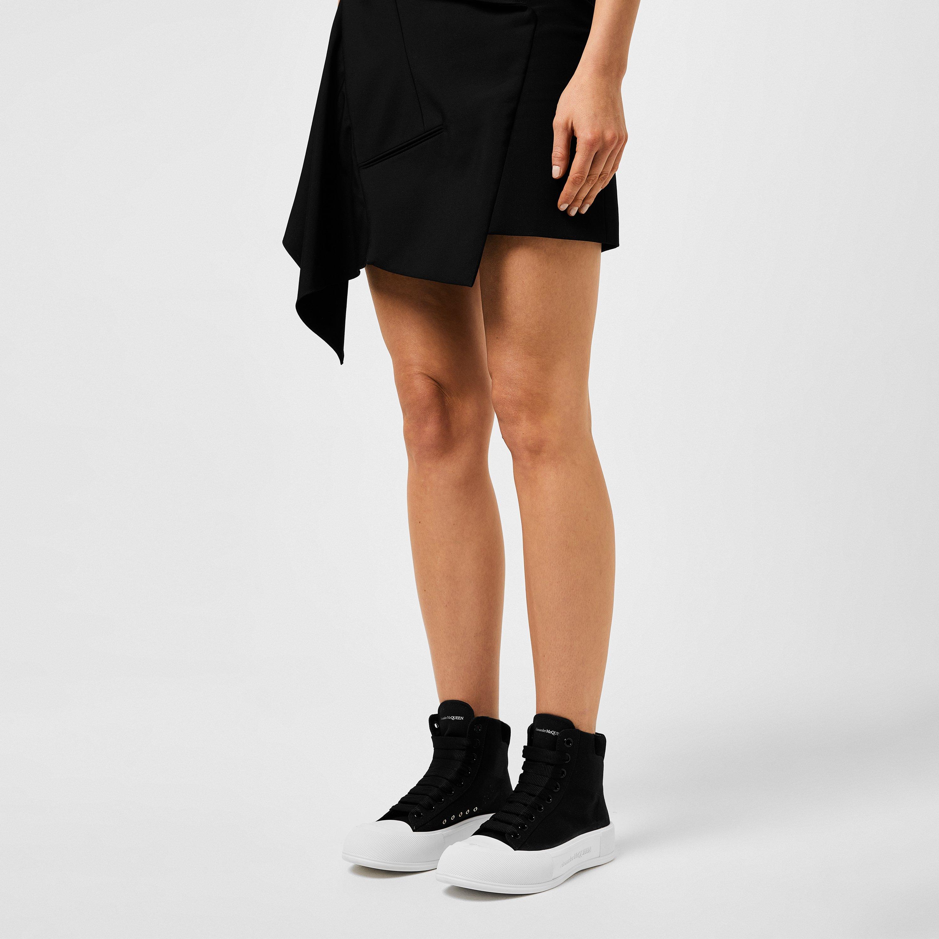 Blk/Wht 1070 - Alexander McQueen - Alexander Mcqueen Plimsolls High Top - 2