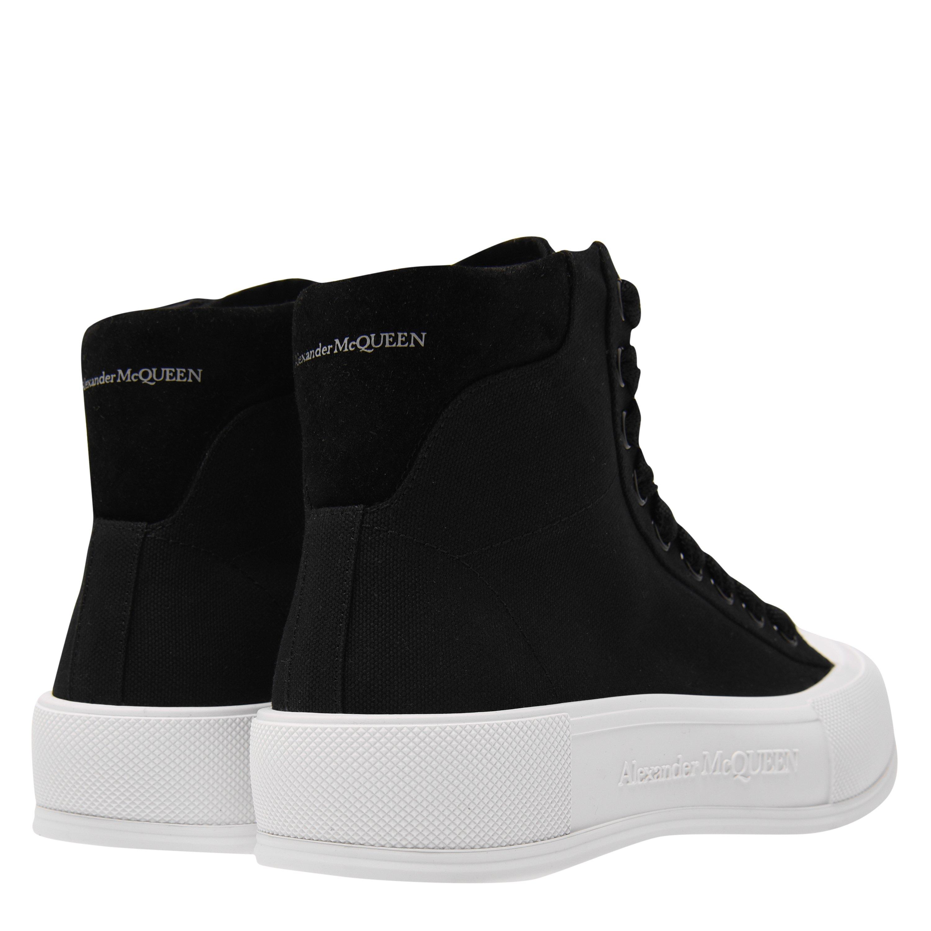Blk/Wht 1070 - Alexander McQueen - Alexander Mcqueen Plimsolls High Top - 5
