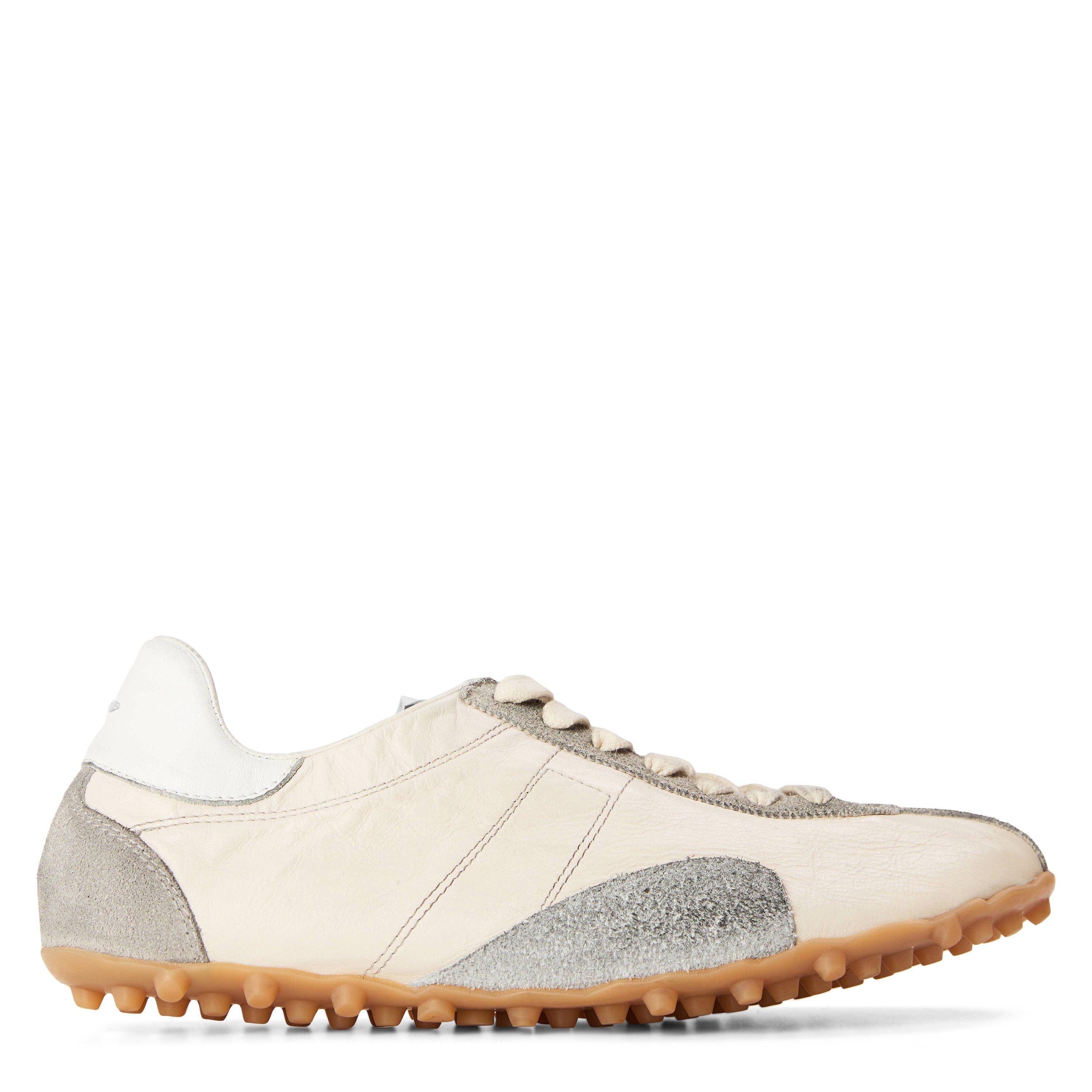 Maison Margiela Women's MMM Sprinter Low-Top Trainers - Cream/Grey - Size 4 (37)