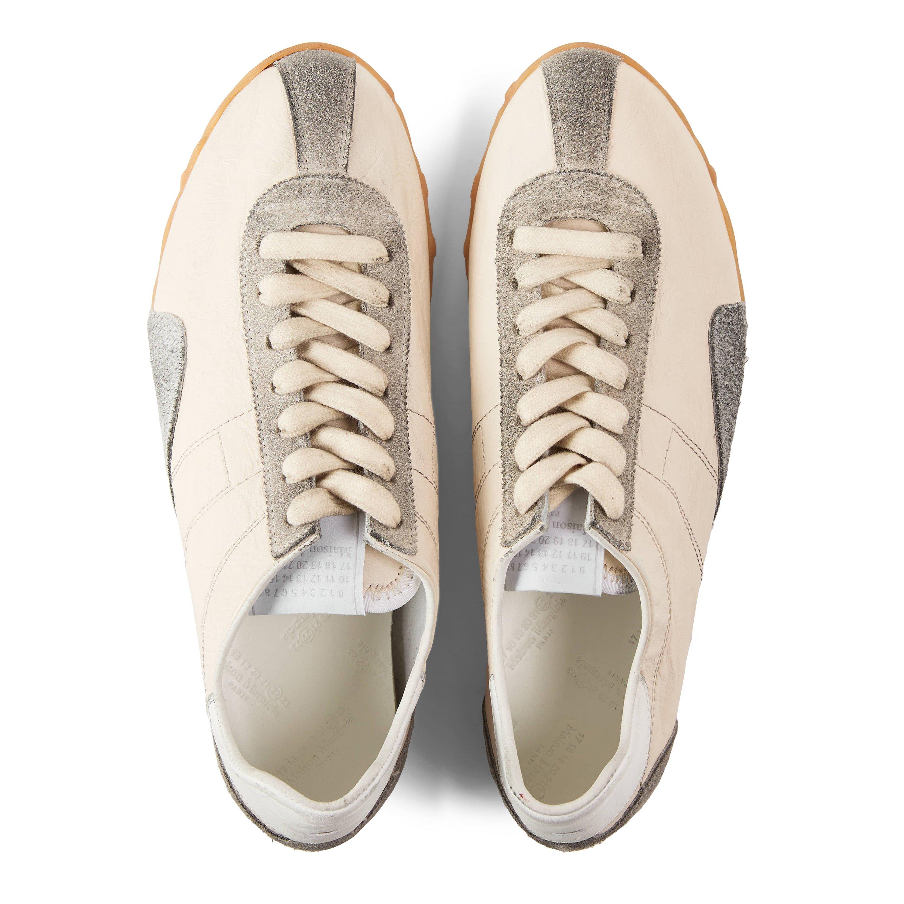 Cream/Grey - Maison Margiela - Women's MMM Sprinter Low-Top Trainers - 4