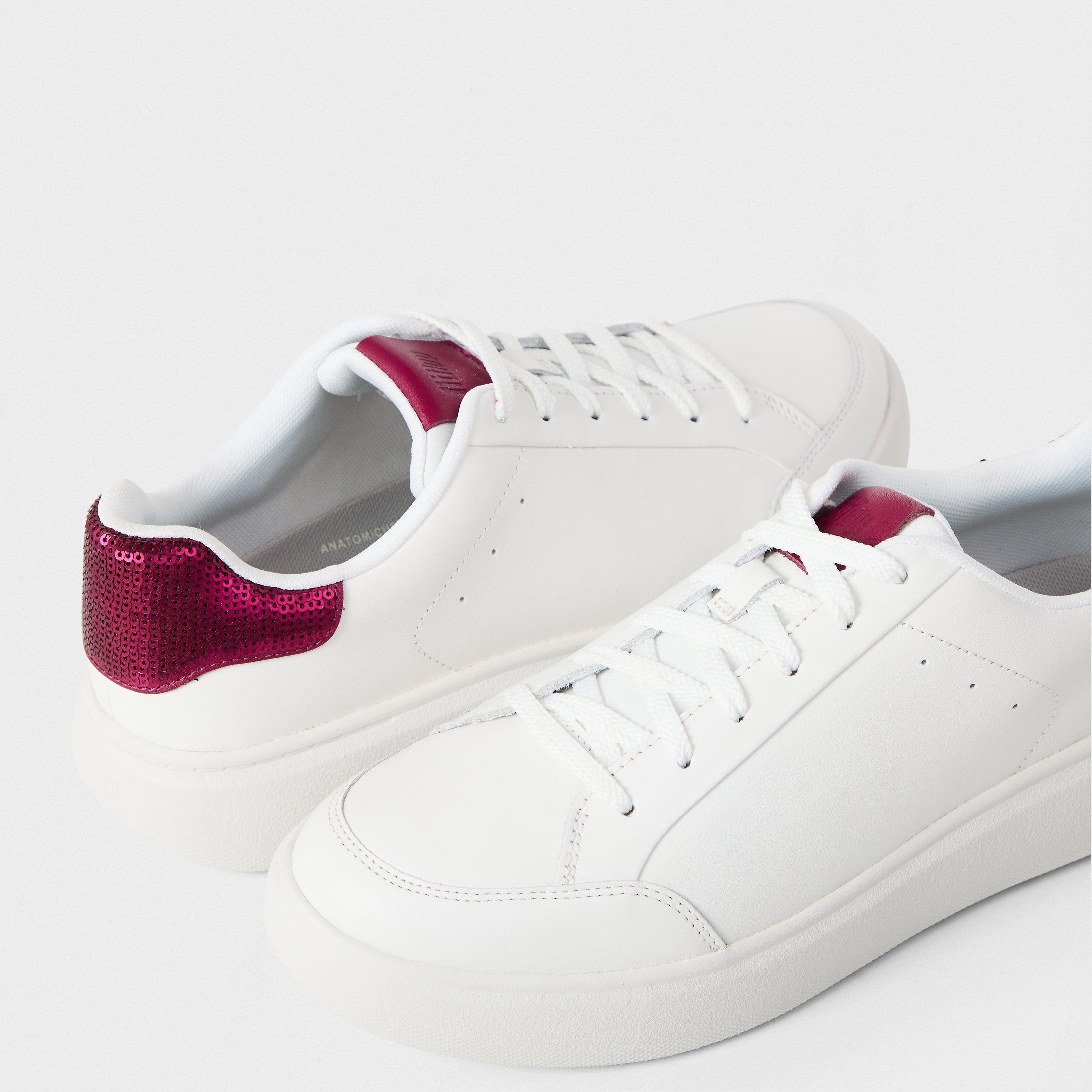 White Ruby - Fitflop - Women's Sequin Low-Top Trainers - 3