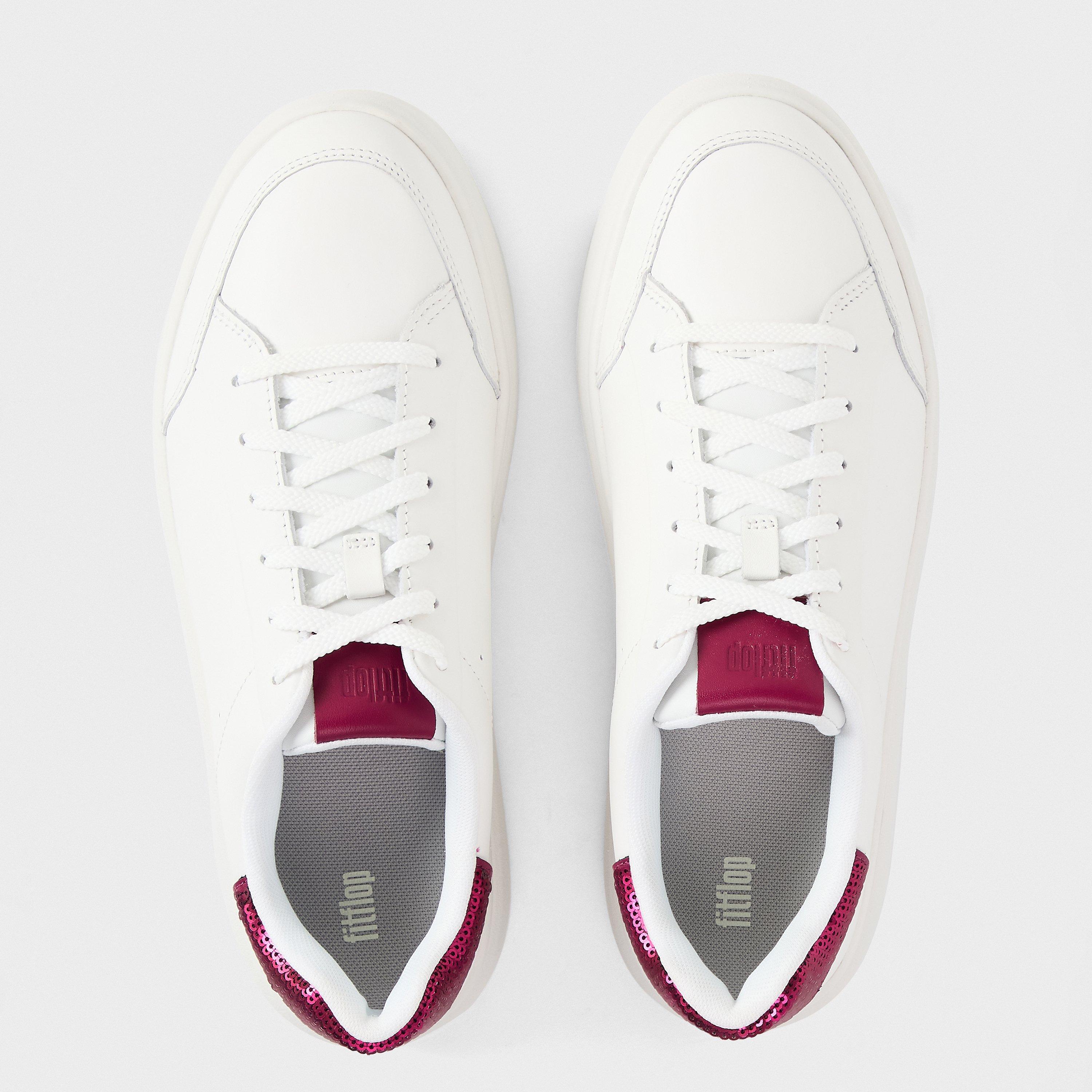 White Ruby - Fitflop - Women's Sequin Low-Top Trainers - 4