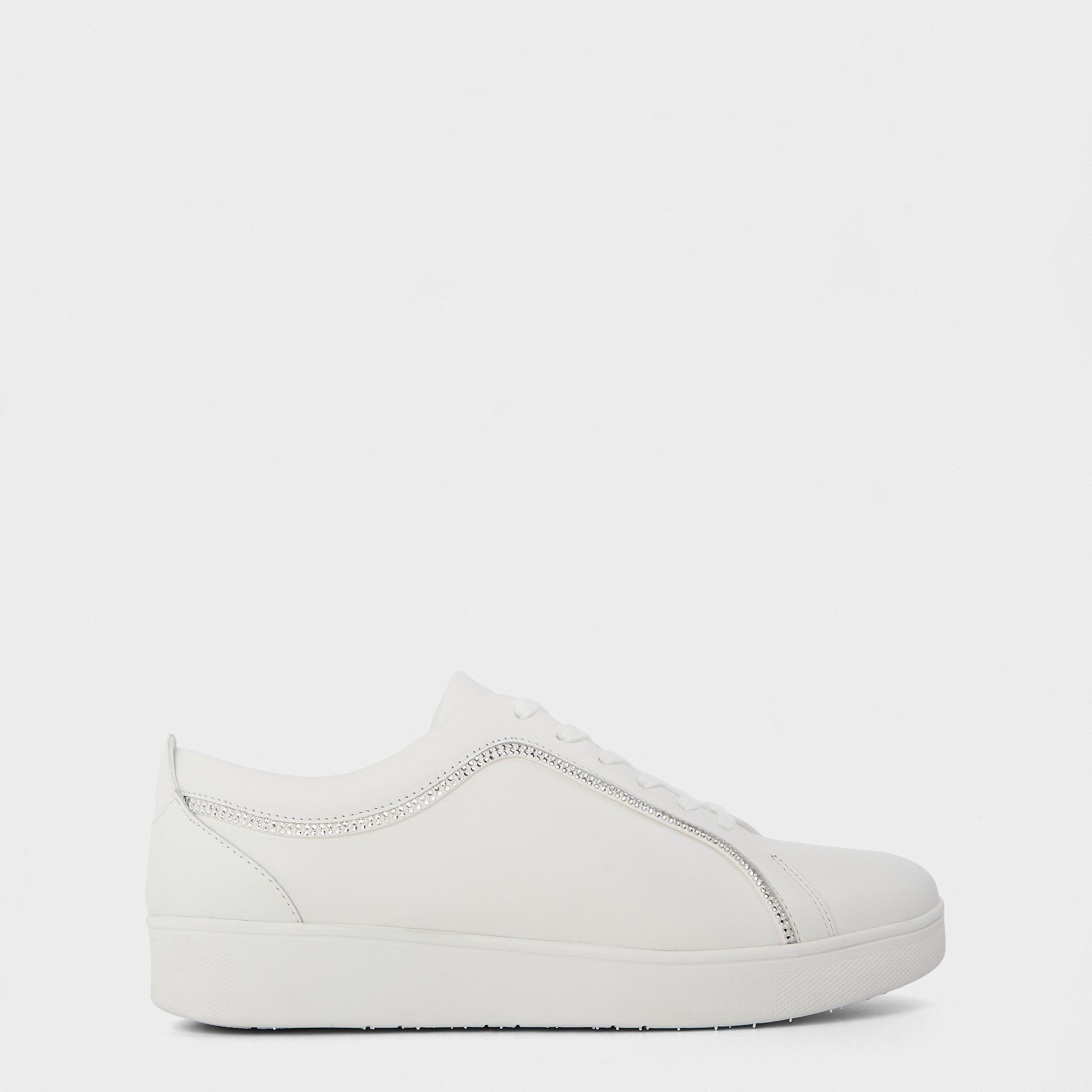 Urban White - FitFlop - Women's Rally Low-Top Trainers - 1