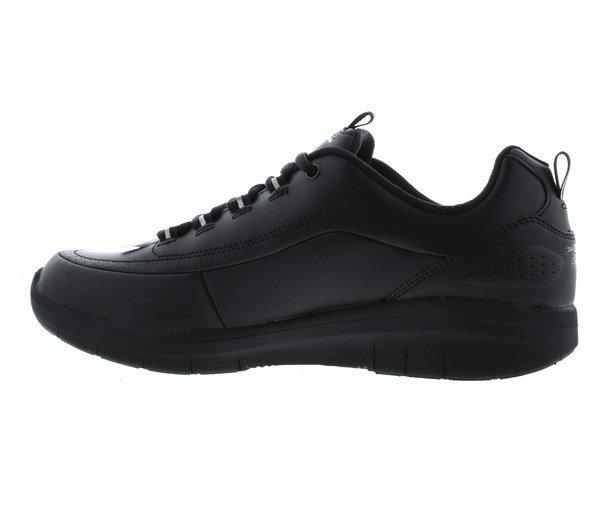 LifeStride Next Level Scarpe Da Ginnastica Donna: Slip-on Lavabili In Lavatrice, Tomaia In Maglia, Suola Trazione, Tacco 2.5 Cm, Comfort 24h, Taglia 38.5 EU, Nero