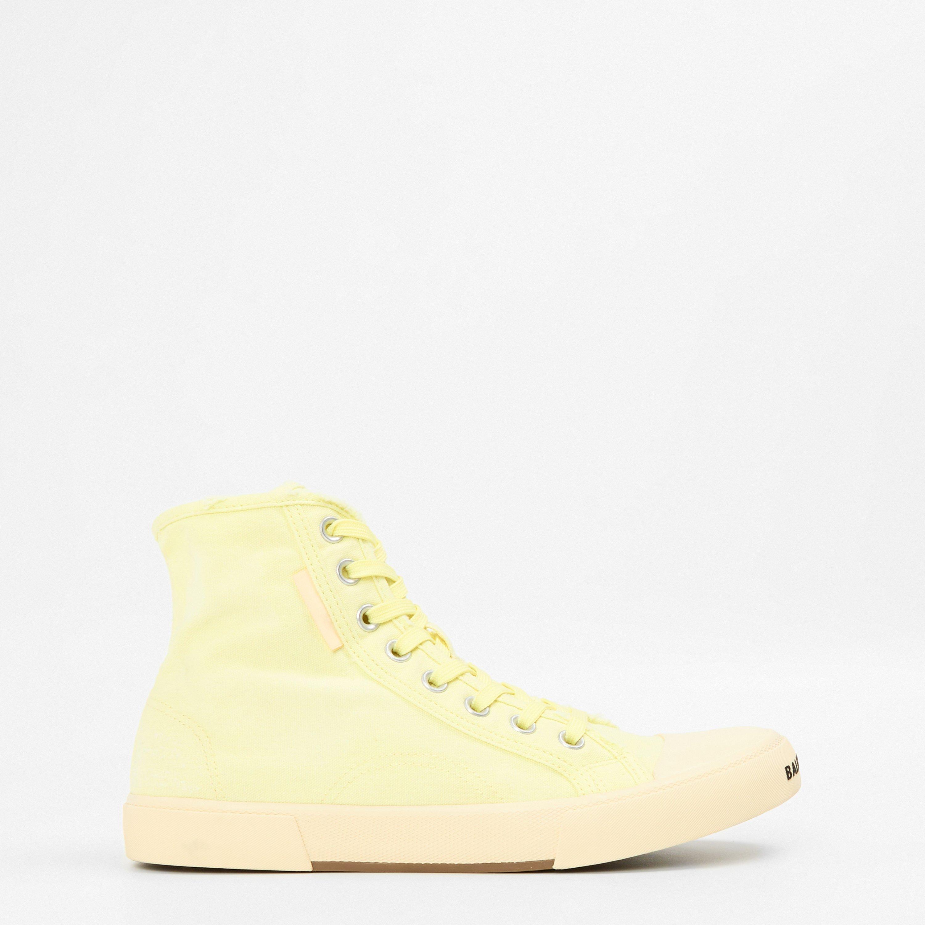 Balenciaga Ankle Length Sneakers - Yellow/White - Size 1 (34)