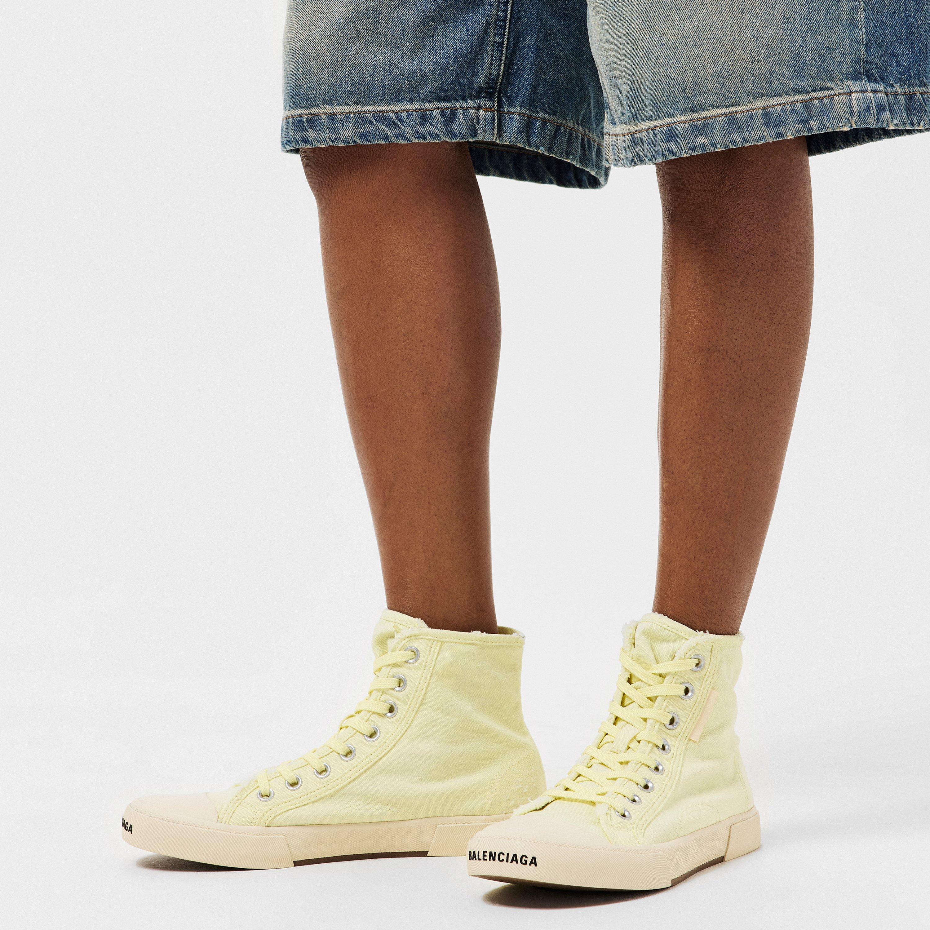 Yellow/White - Balenciaga - Ankle Length Sneakers - 3