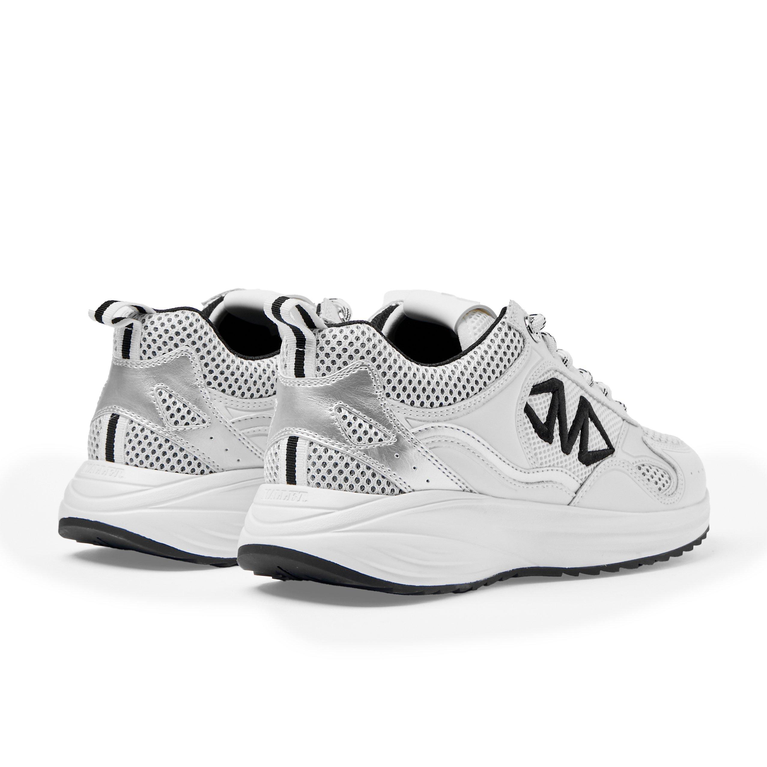 White Silver - Mallet - Women's Willow Low-Top Trainers - 2