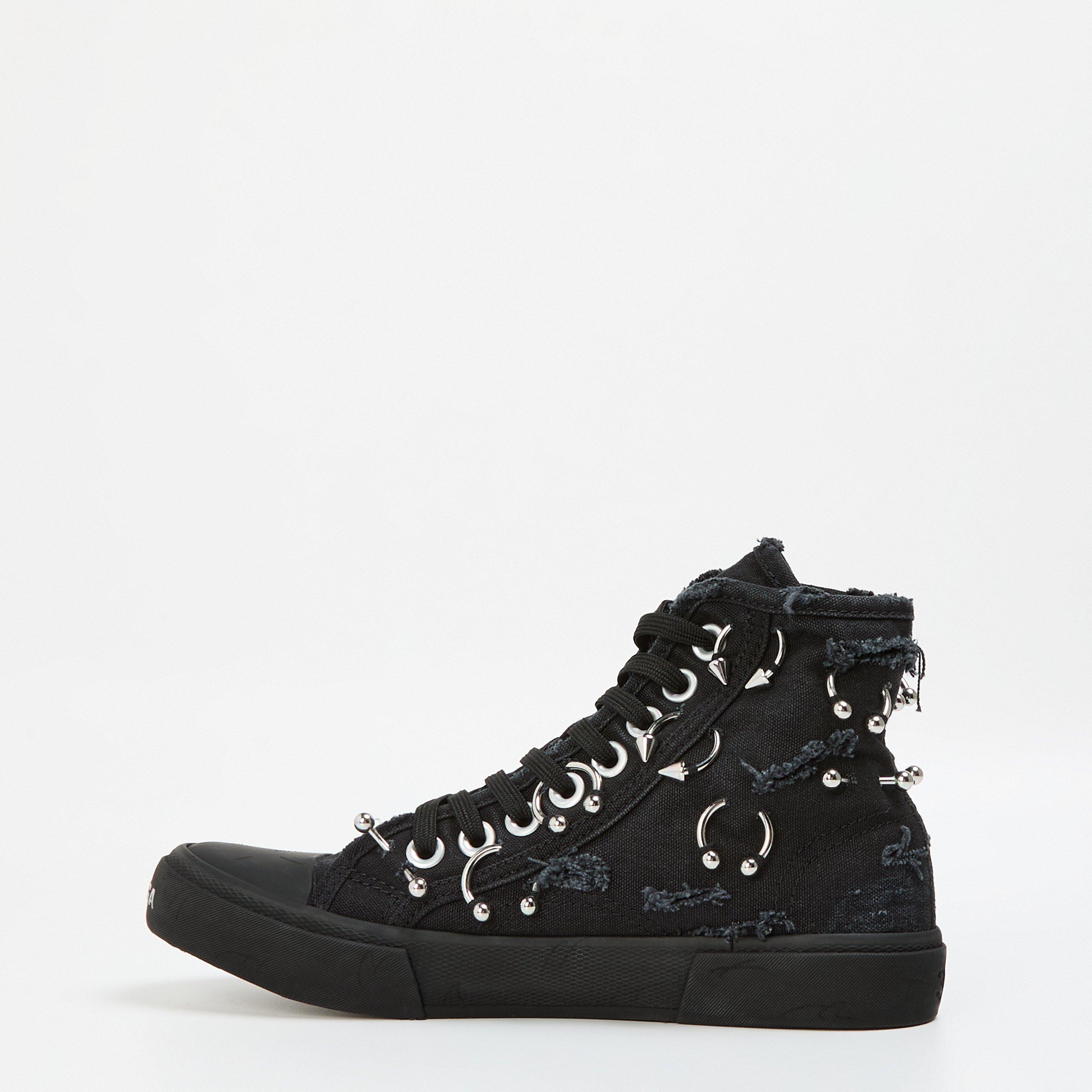 Black - Balenciaga - Women's High Tops Shoe - 2