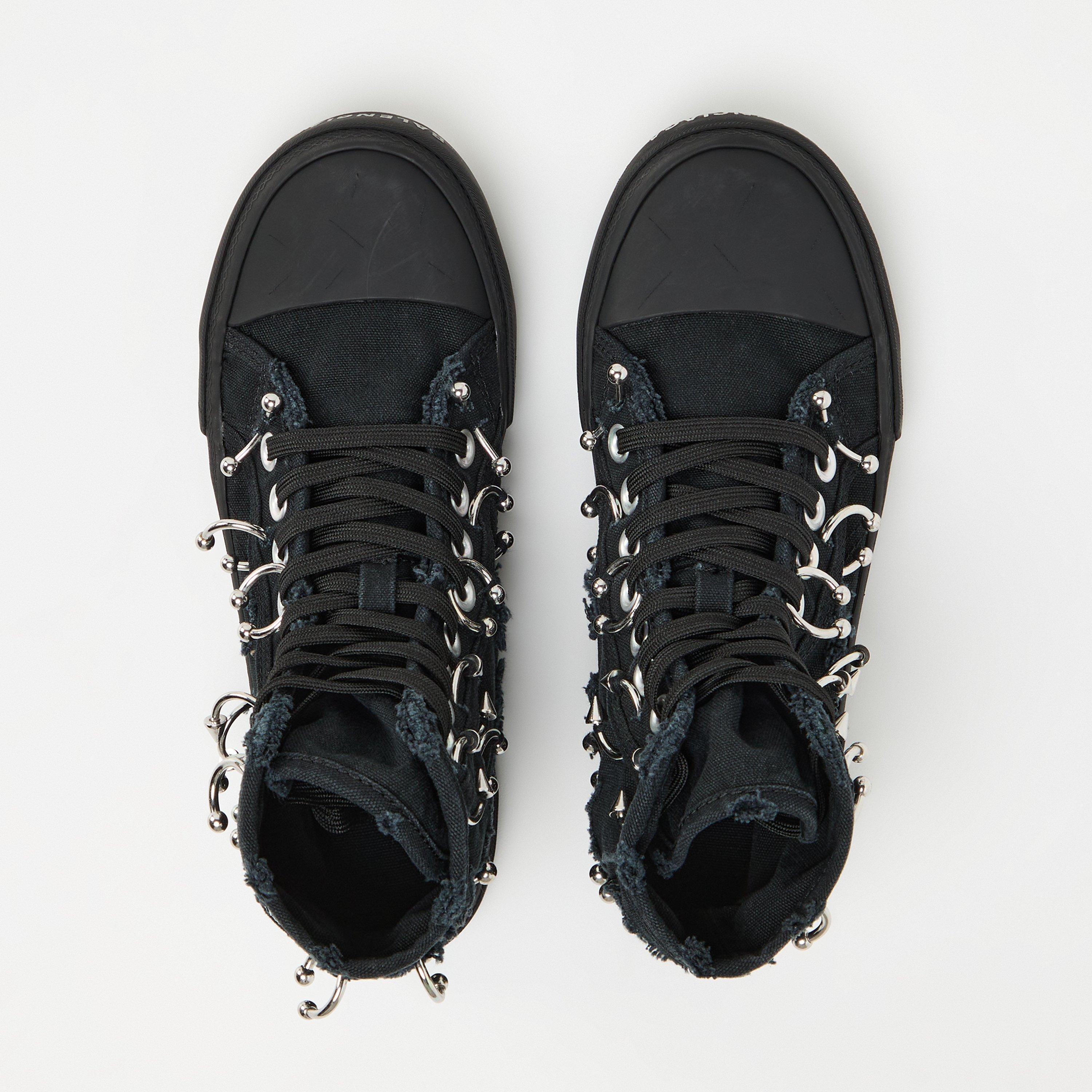 Black - Balenciaga - Women's High Tops Shoe - 4