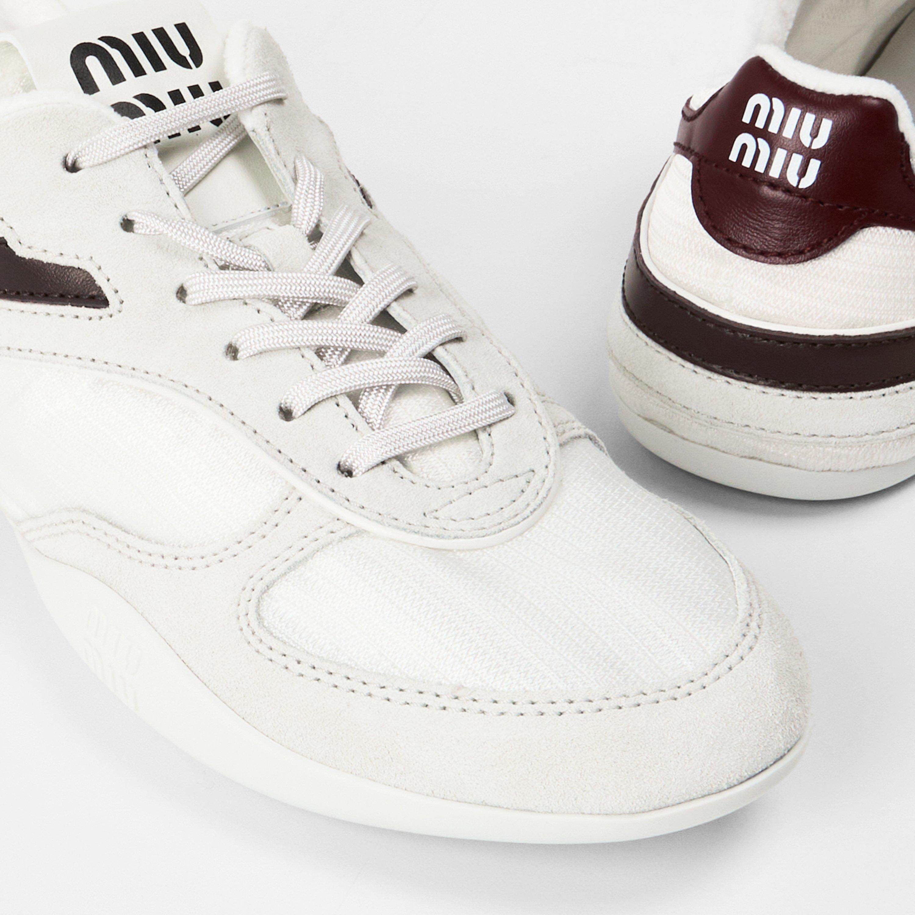 Bianco Amaranto - Miu Miu - Gymnasium Trainers - 4