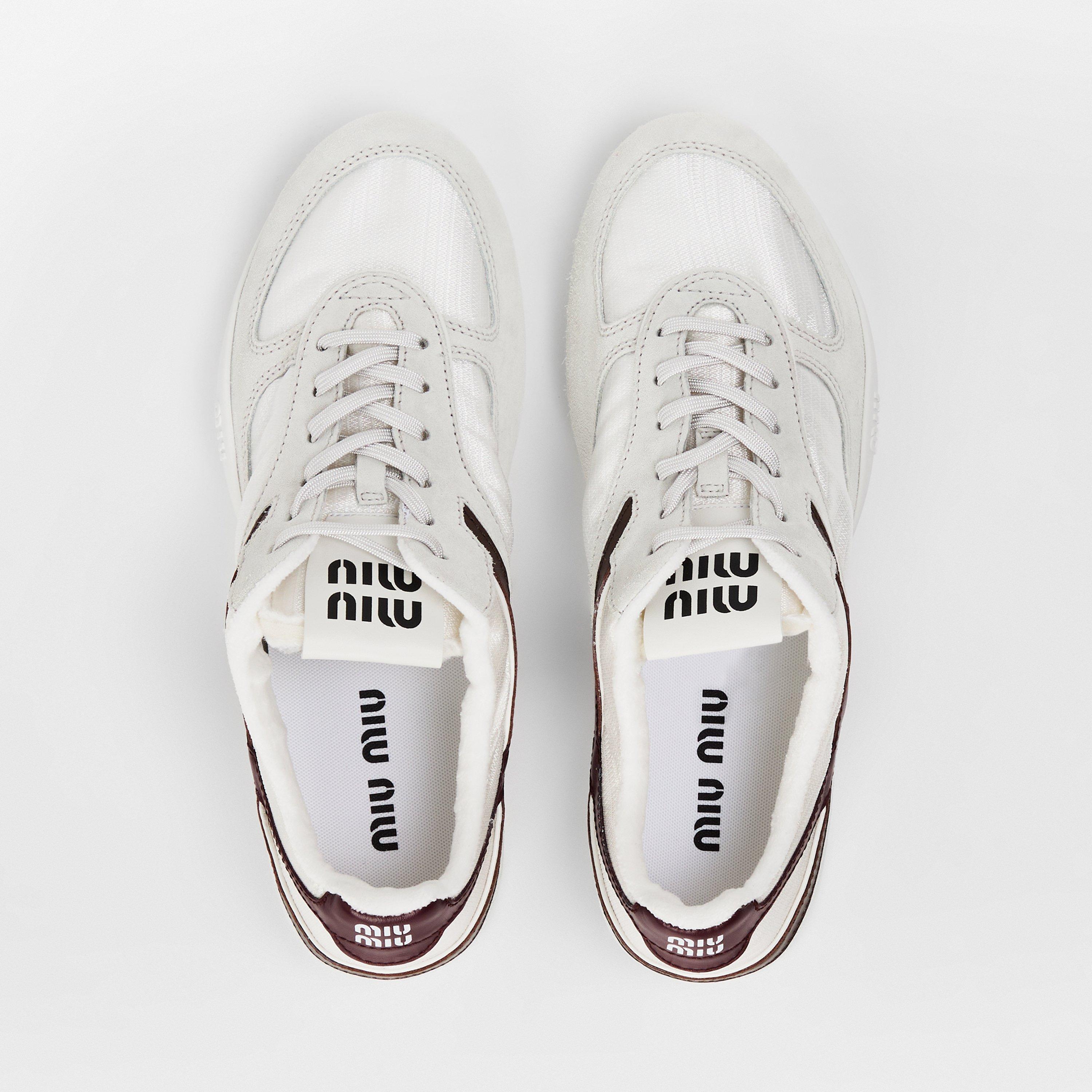 Bianco Amaranto - Miu Miu - Gymnasium Trainers - 5