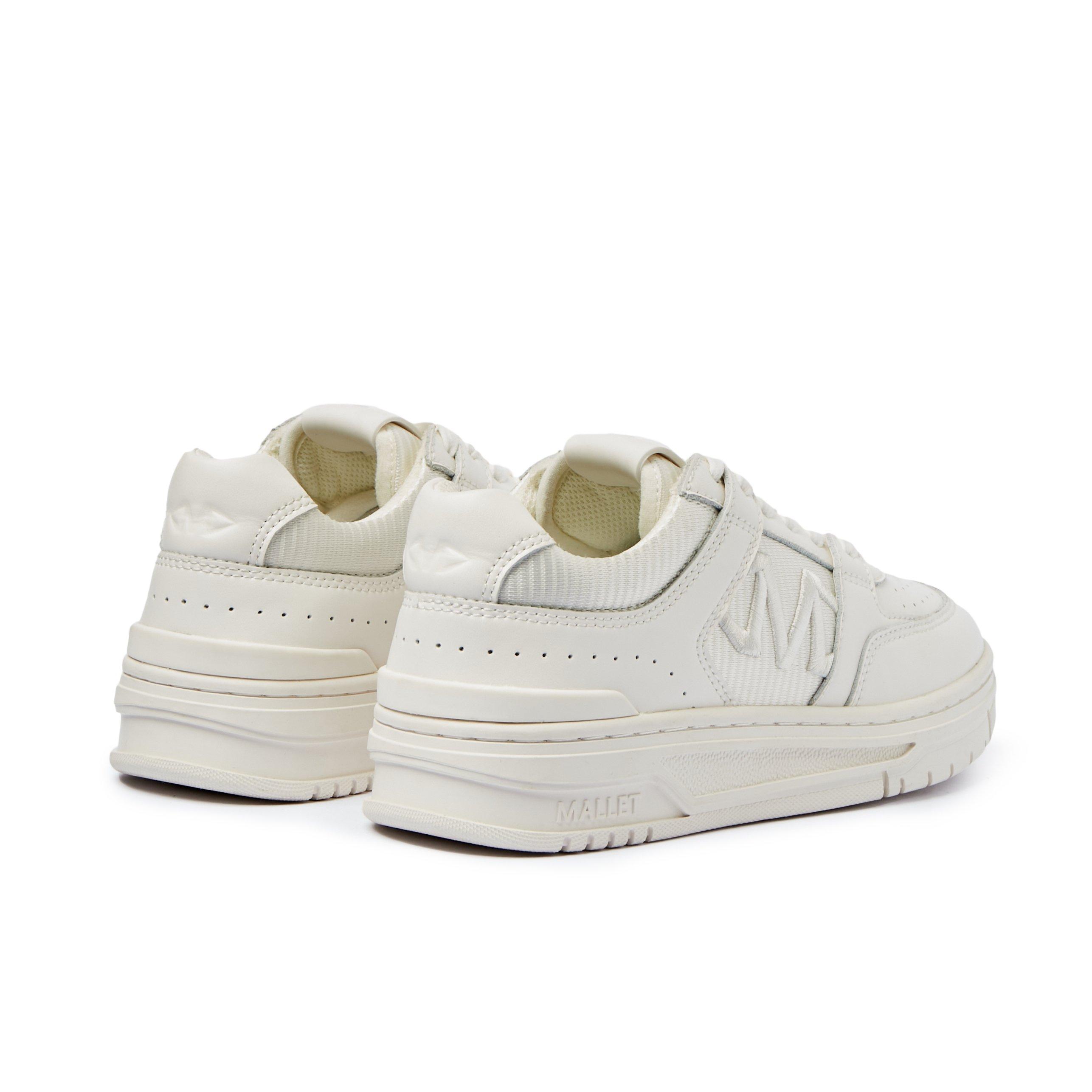 Triple White - Mallet - Women's Clayton Low-Top Trainers - 2