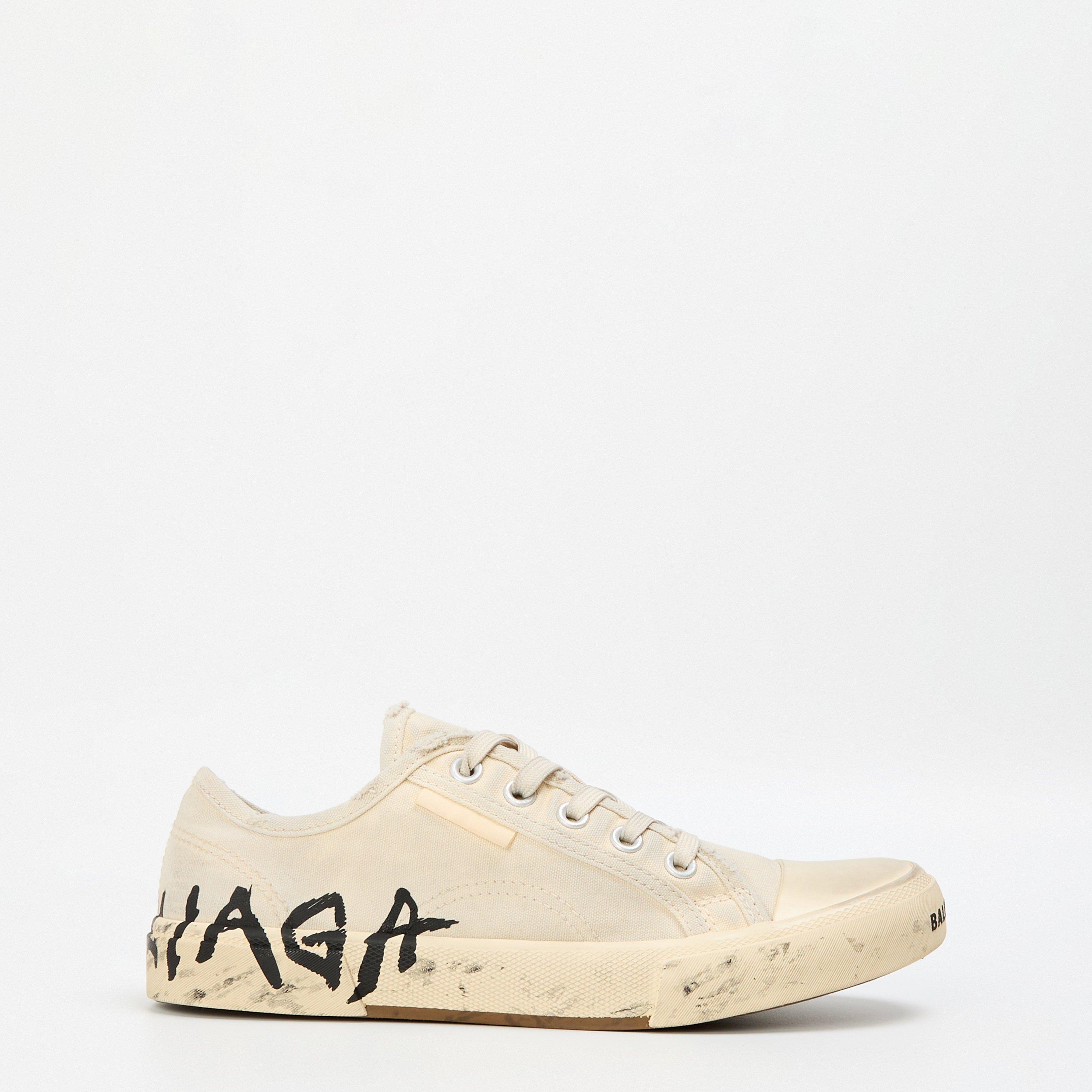 White/Black - Balenciaga - Women's Low Trainers - 1