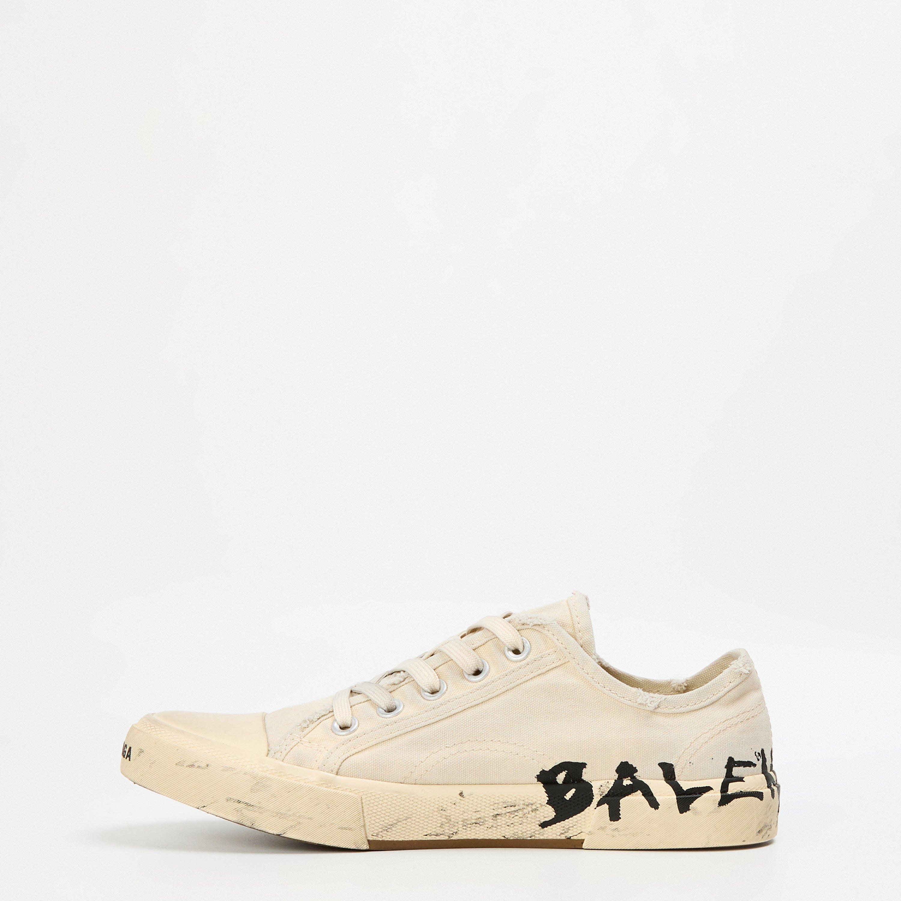 White/Black - Balenciaga - Women's Low Trainers - 2