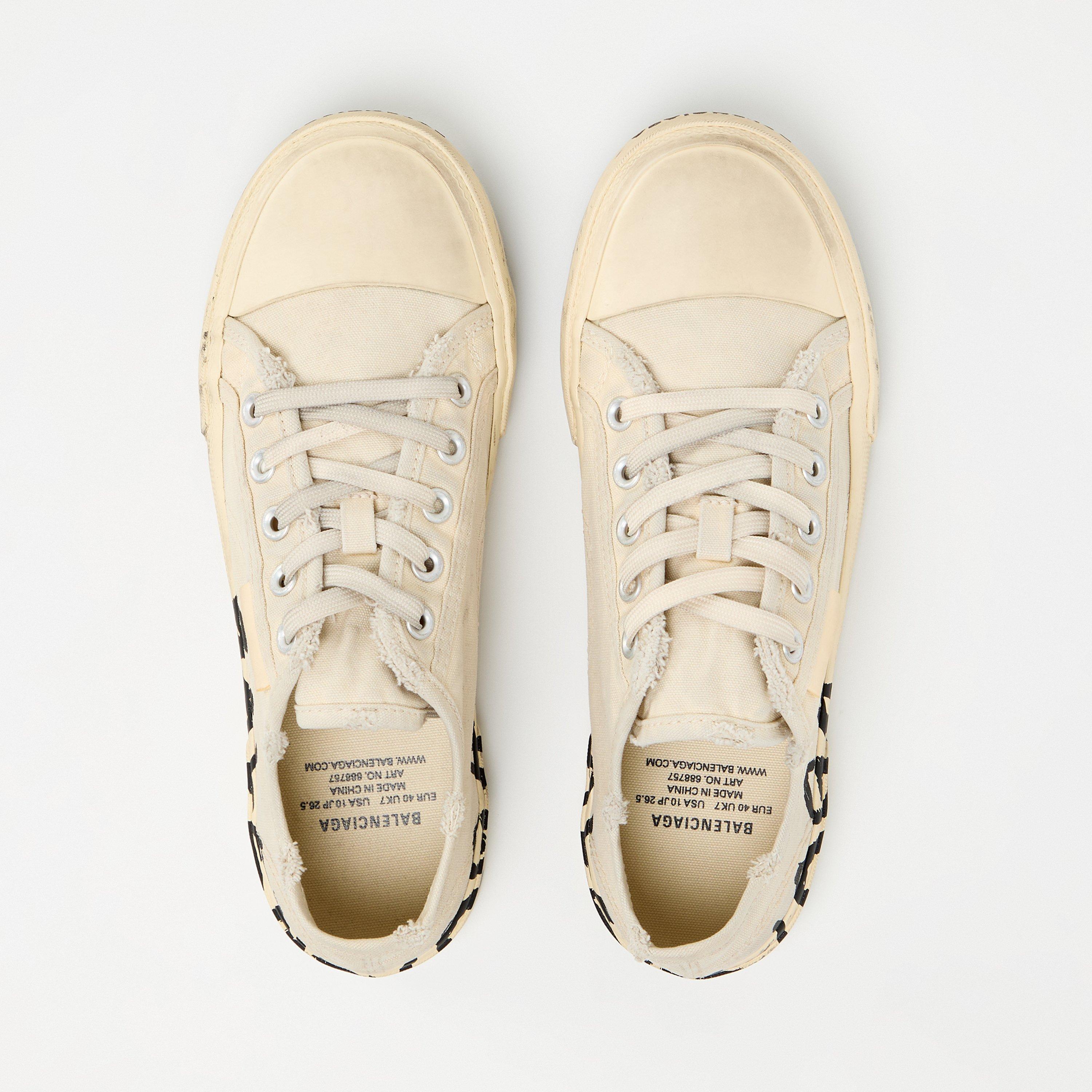 White/Black - Balenciaga - Women's Low Trainers - 5