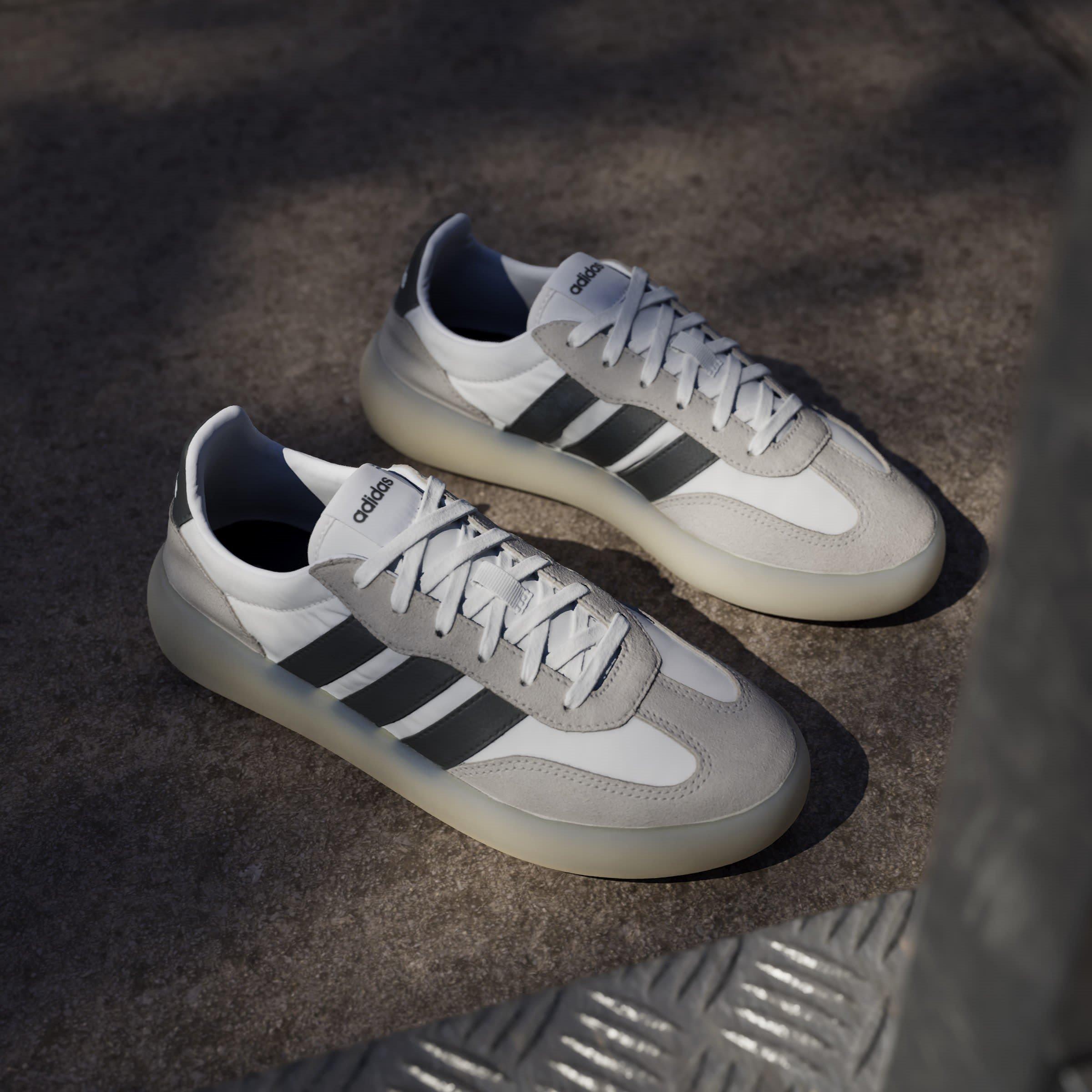 White/Blk/Grey - adidas - Barreda Decode Womens Shoes - 12