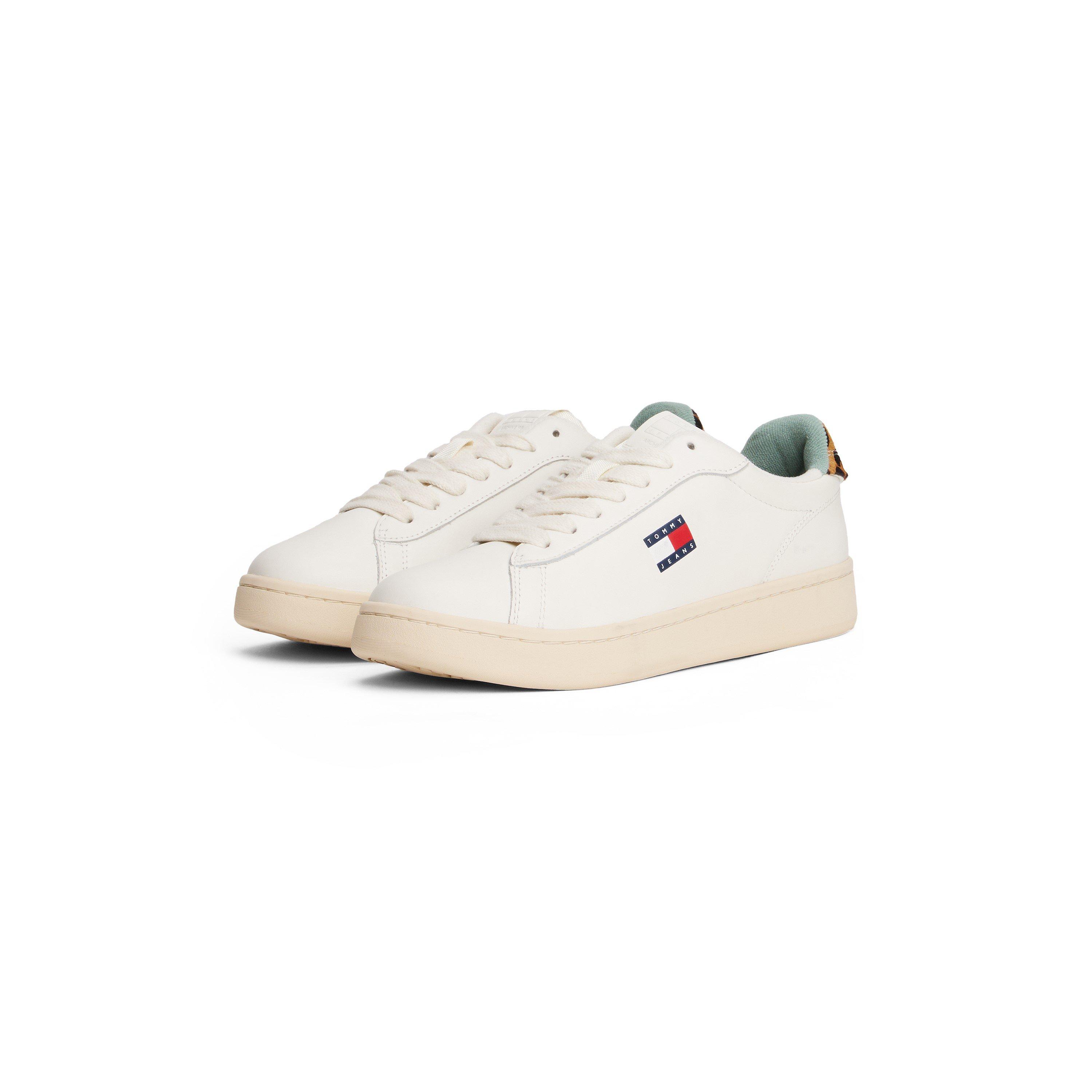 Ivory/Leopard - Tommy Jeans - Women's Archive 98 Low-Top Trainers - 2