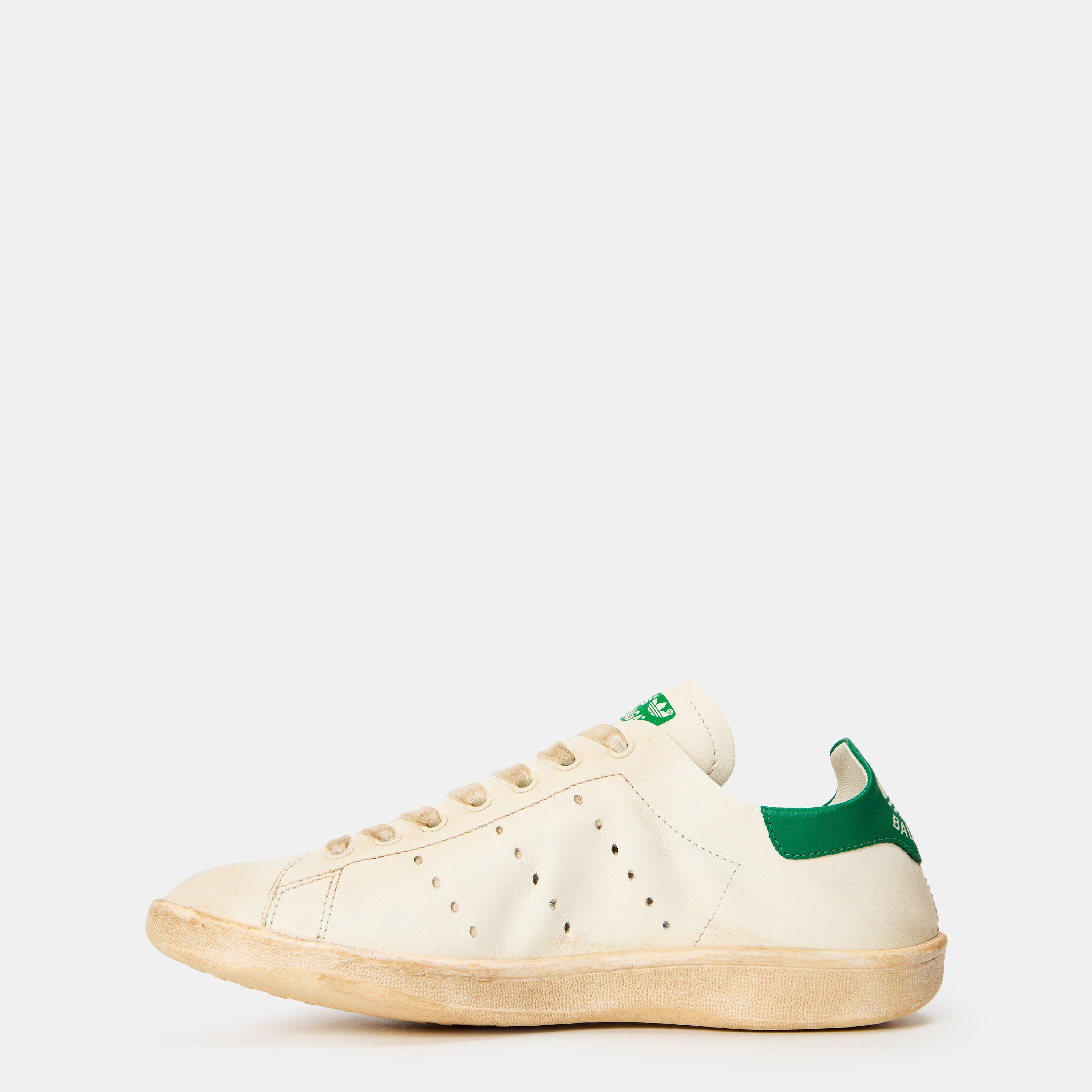 Worn Wht/Green - Balenciaga - Women's Low Trainers - 2