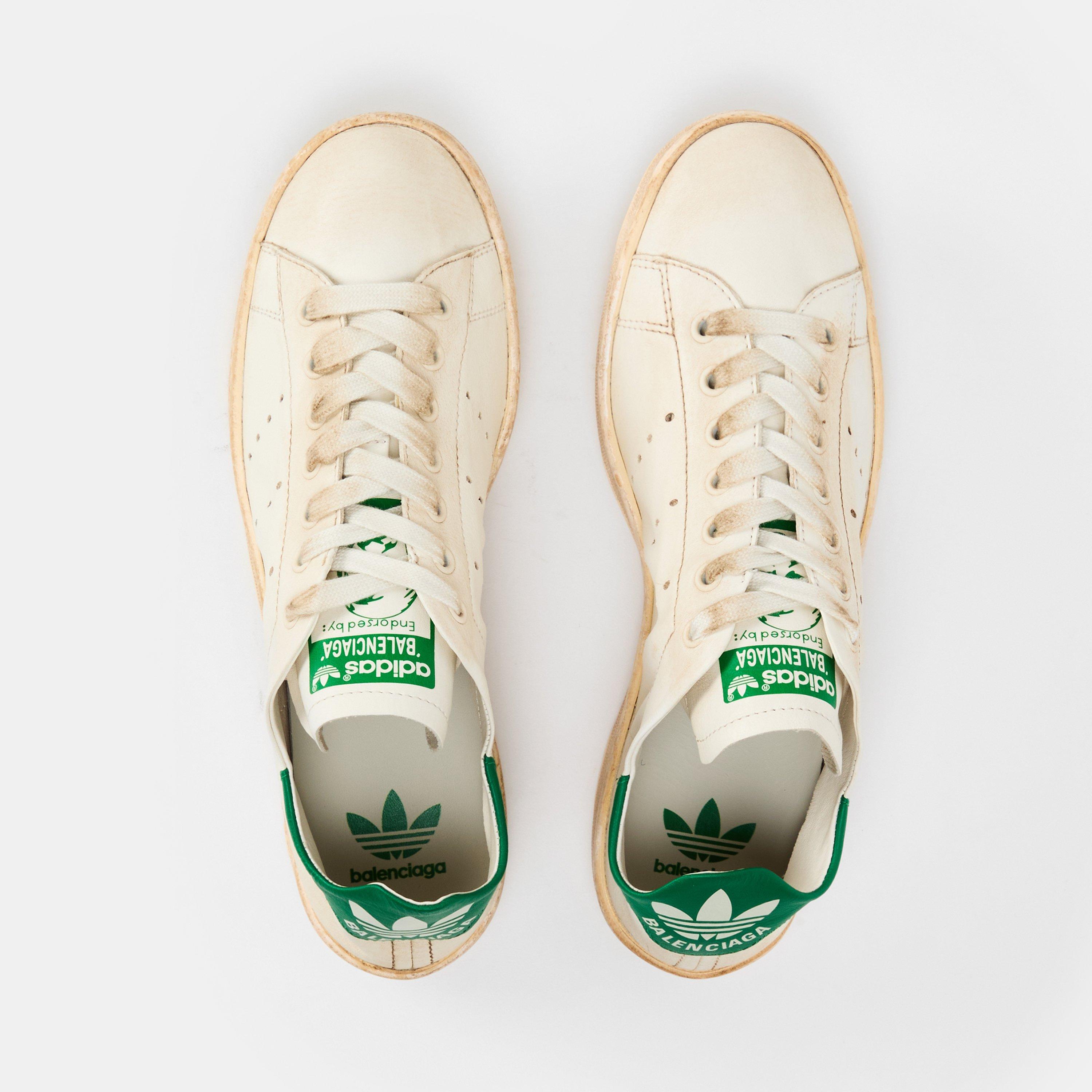 Worn Wht/Green - Balenciaga - Women's Low Trainers - 5