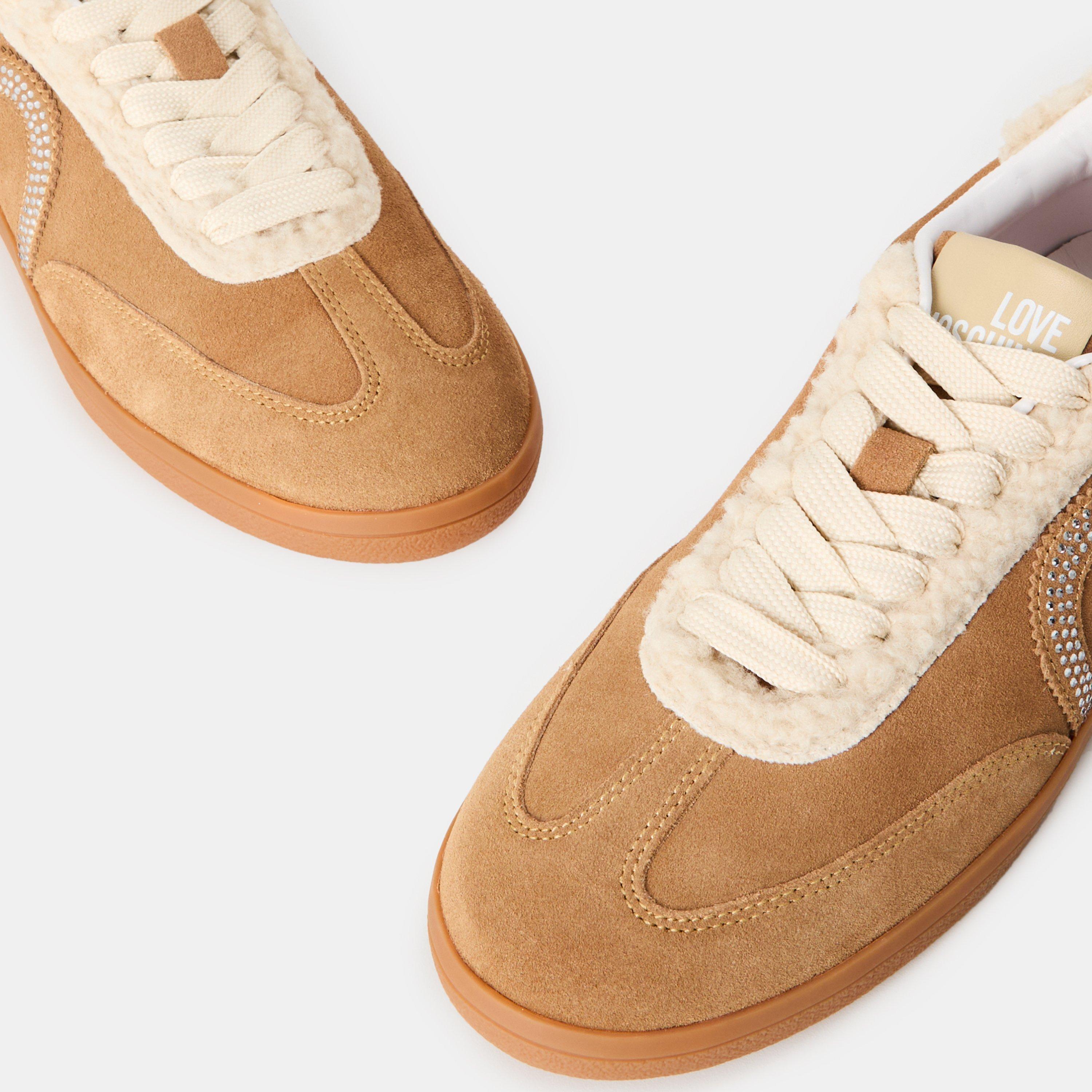 Beige/Natural - Love Moschino - Women's LM Cloud Low-Top Trainers - 3